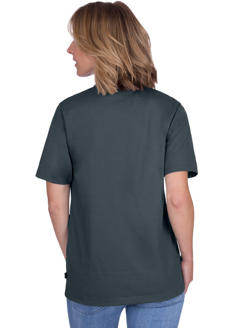 Trigema T-Shirt »TRIGEMA T-Shirt DELUXE Baumwolle«, (1 tlg.)