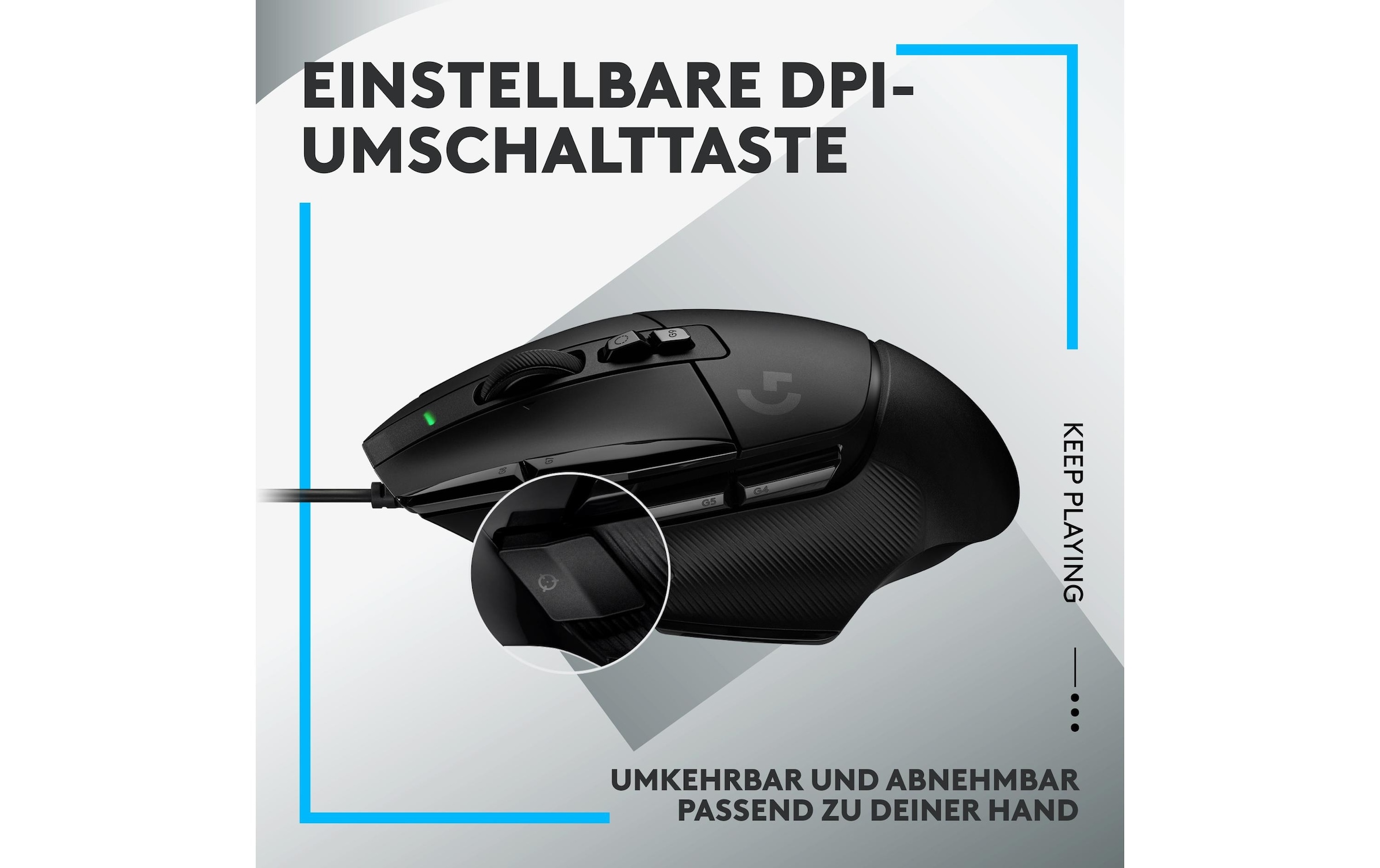 Logitech Gaming-Maus »G502 X Schwarz«, kabelgebunden