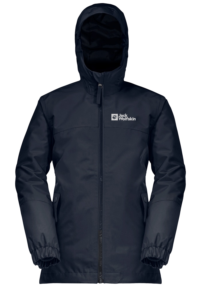 Jack Wolfskin 3-in-1-Funktionsjacke »ICELAND 3IN1 JACKET G«, (2 teilig), mit Kapuze