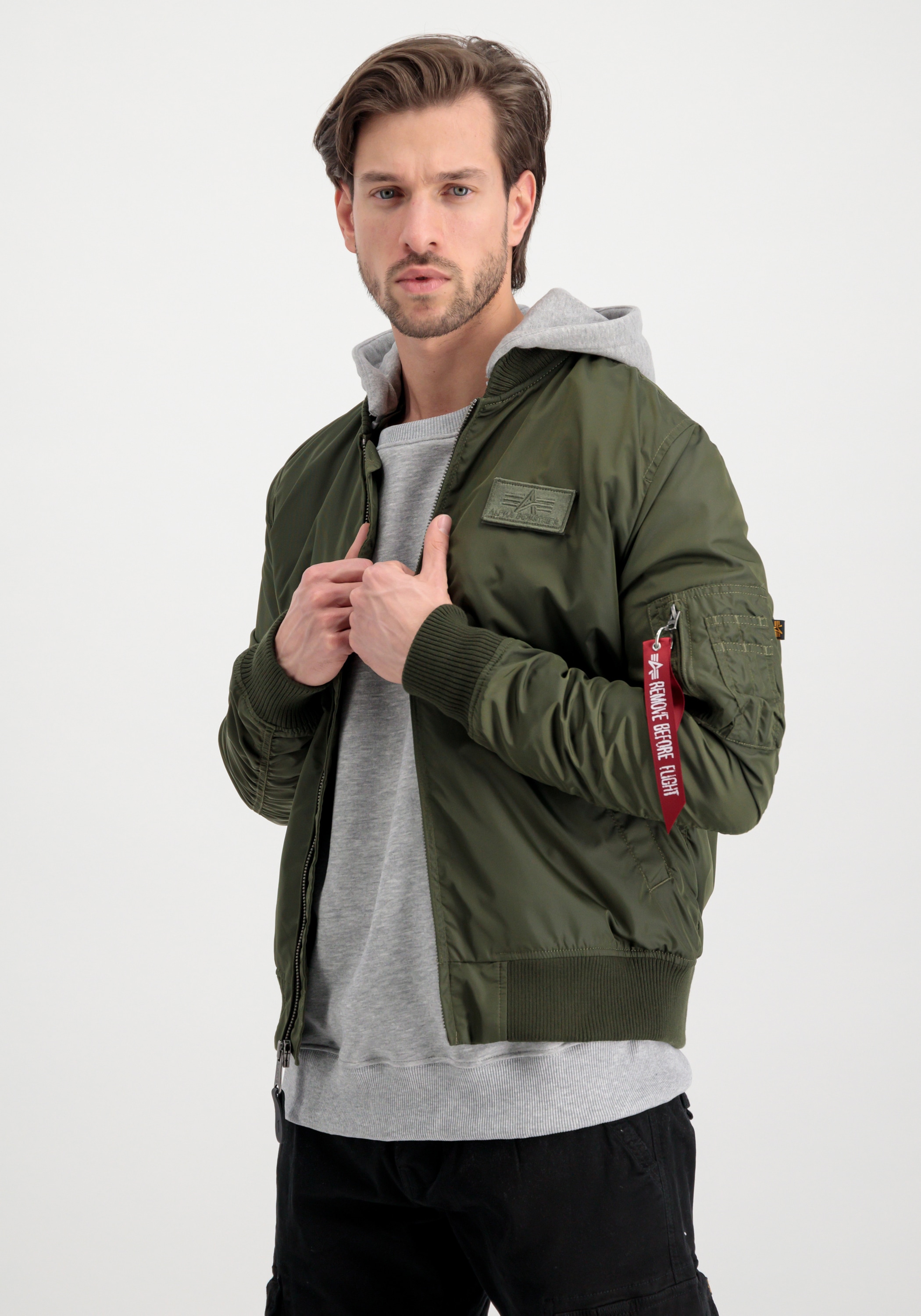 Alpha Industries Bomberjacke »MA-1 TT Hood Light«