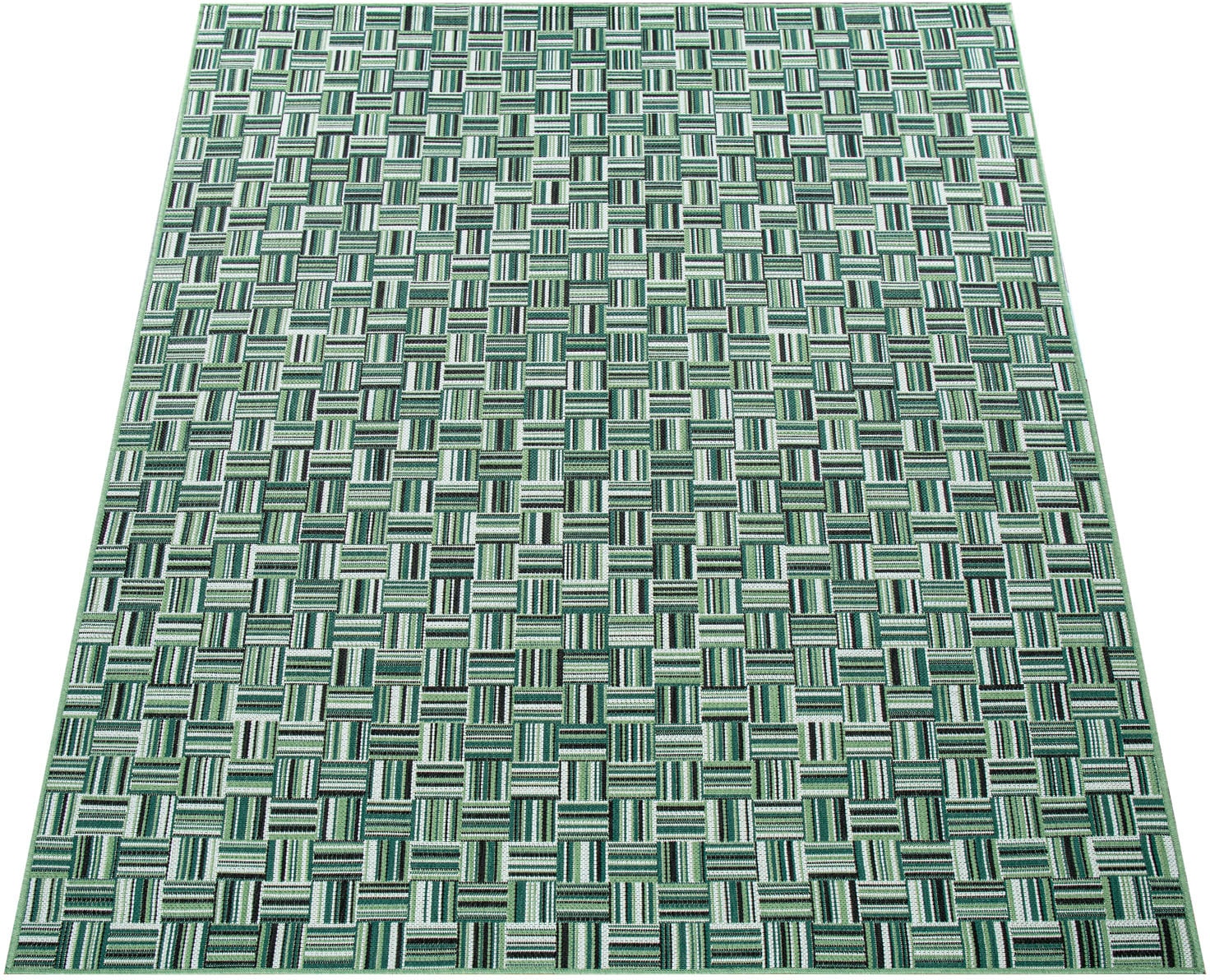 Design, »Ostende Teppich modernes Jelmoli-Versand online kariertes und 540«, rechteckig, geeignet In- Flachgewebe, | Home kaufen Outdoor Paco