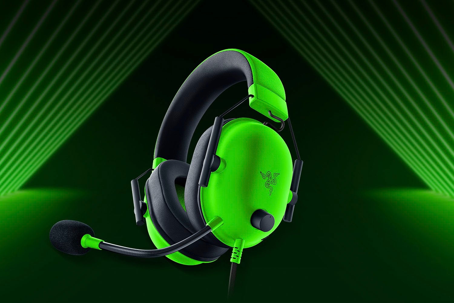 RAZER Gaming-Headset »Blackshark V2 X - Razer Green«, Rauschunterdrückung