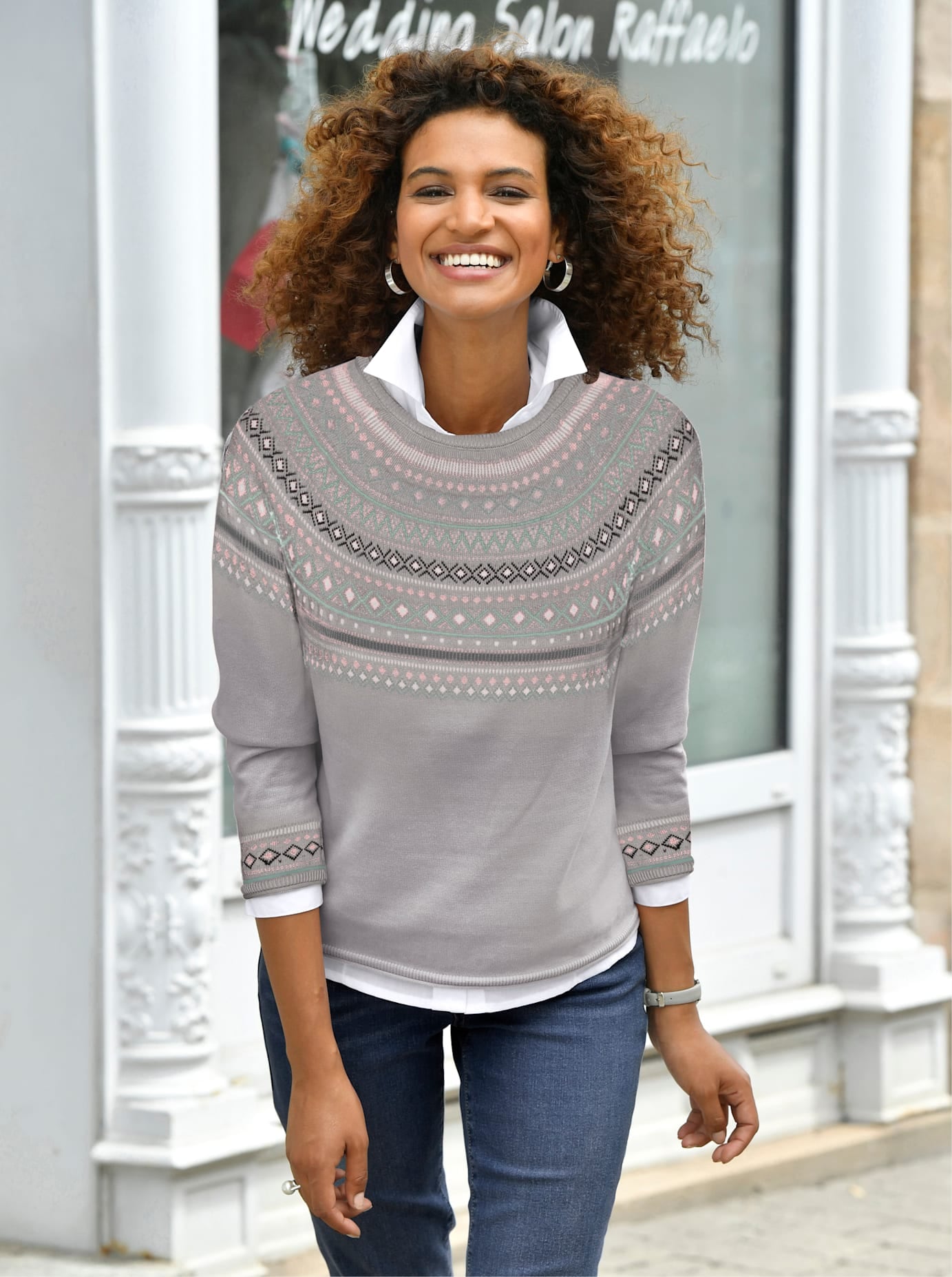 Inspirationen Norwegerpullover »Pullover«