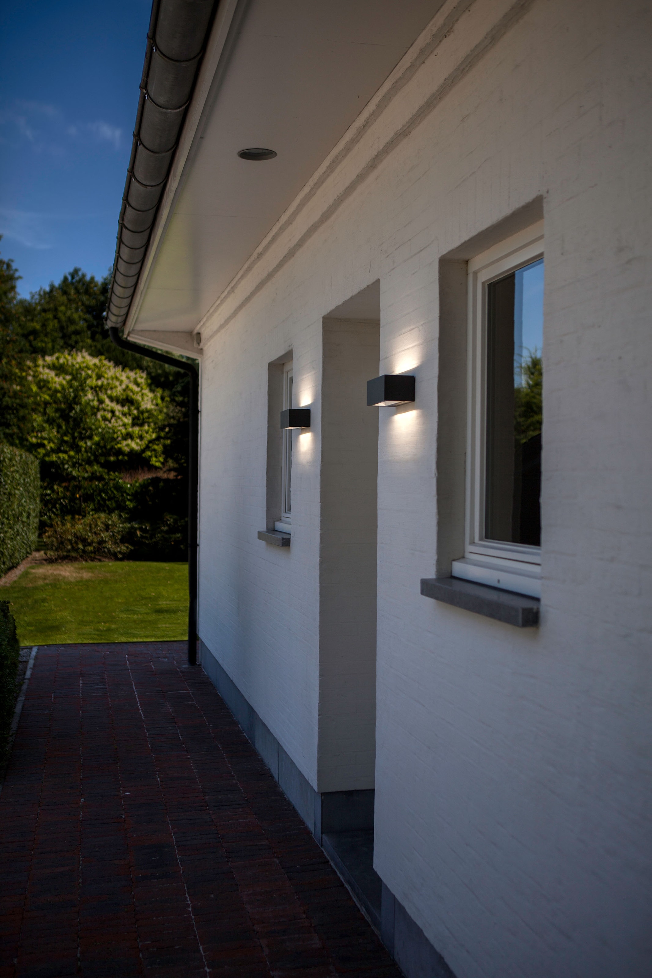 LUTEC LED Aussen-Wandleuchte »GEMINI«, Leuchtmittel LED-Modul | LED fest integriert