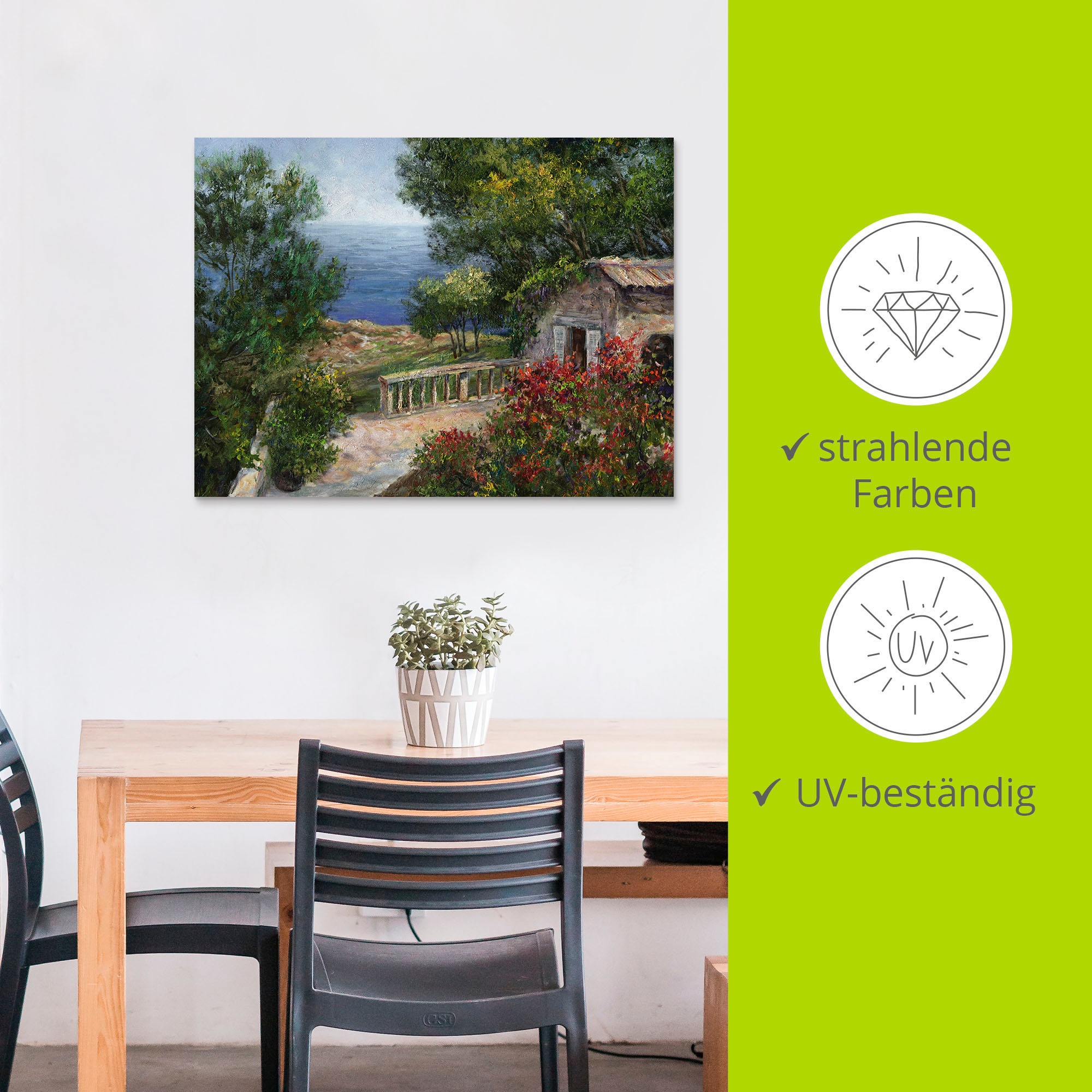 Artland Wandbild »Toskana I«, Europa, (1 St.), als Alubild, Outdoorbild, Leinwandbild, Poster in verschied. Grössen