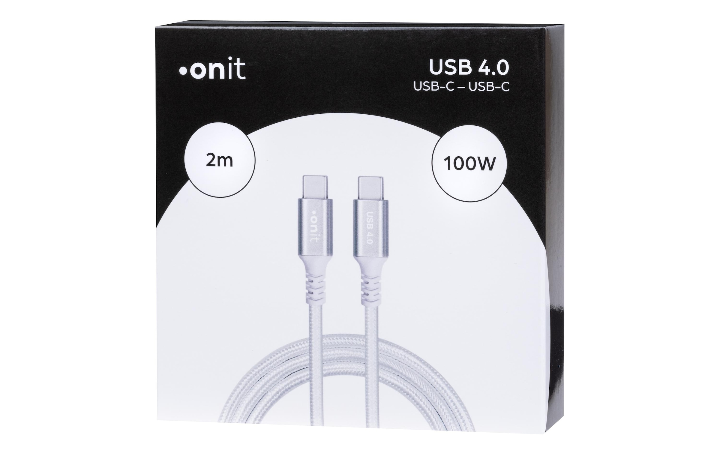 onit USB-Kabel »Pro USB C - USB C 2 m«, 200 cm