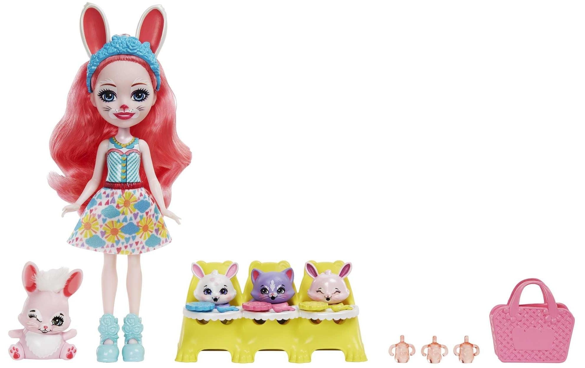 Enchantimals Minipuppe »Enchantimals Baby Bree Bunny & Twist Bunny«