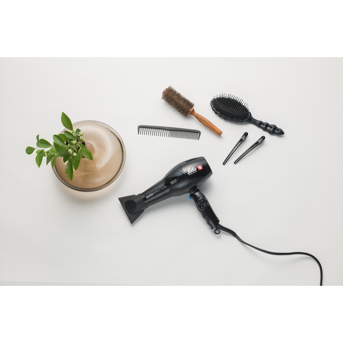 SOLIS OF SWITZERLAND Haartrockner »Solis Haarföhn Swiss Perfection 440, schwarz«