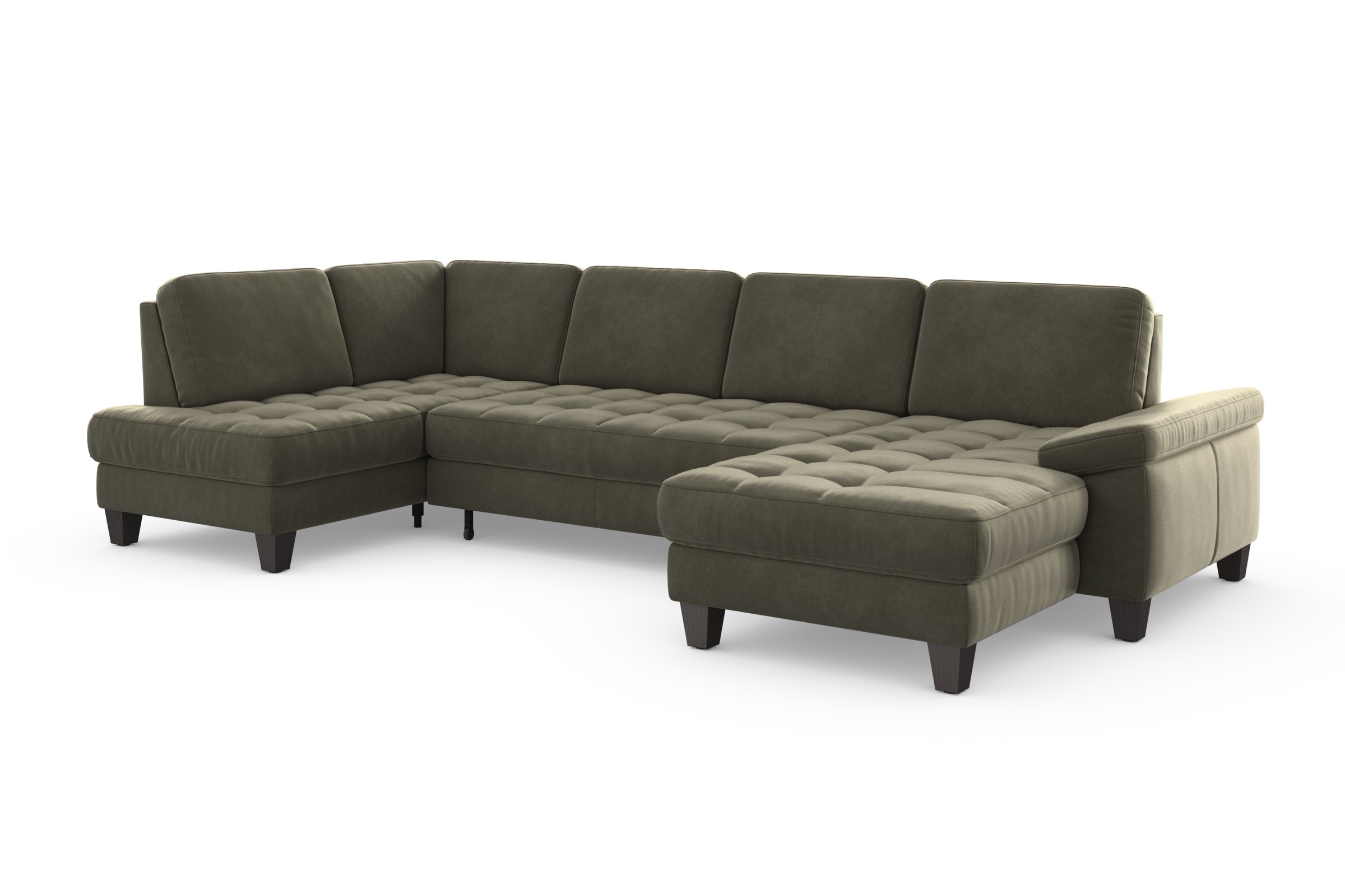sit&more Wohnlandschaft »Westham U-Form«, wahlweise mit Bettfunktion, Bettkasten, Sitztiefenverstellung