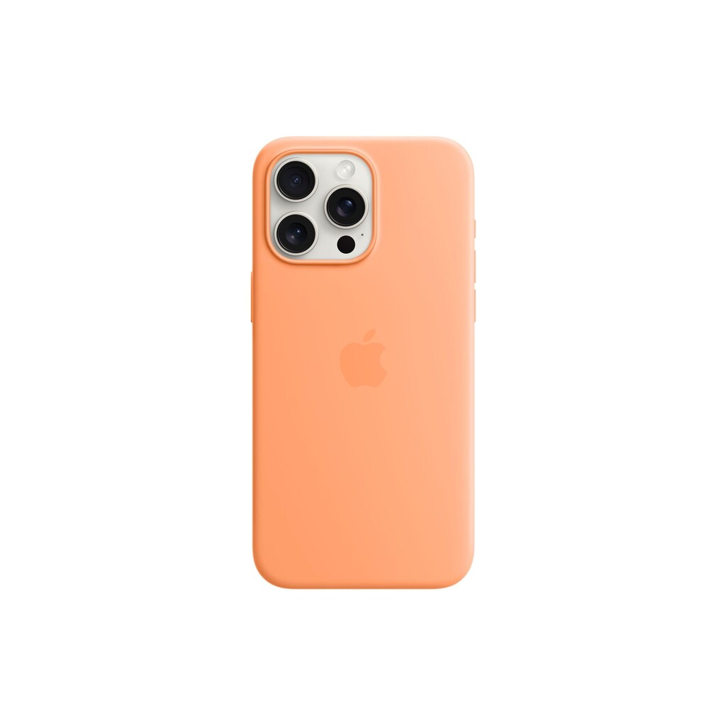 Apple Handyhülle »Apple iPhone 15 Pro Max Silikon Case mit MagSafe«, Apple iPhone 15 Pro Max