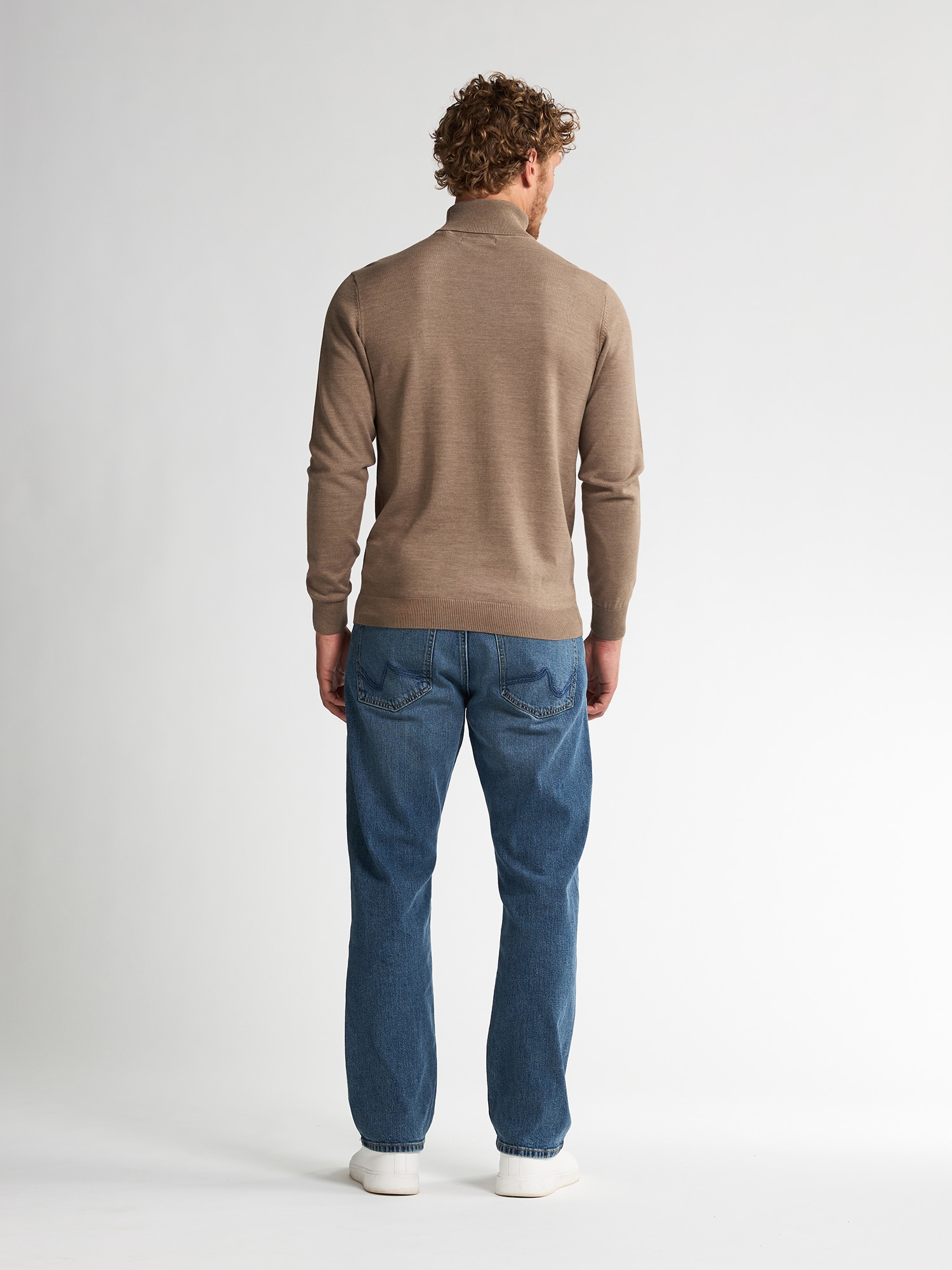 Petrol Industries Rollkragenpullover »Men Knitwear Collar Basi«, Pflegeleichter Materialmix mit Baumwollanteil