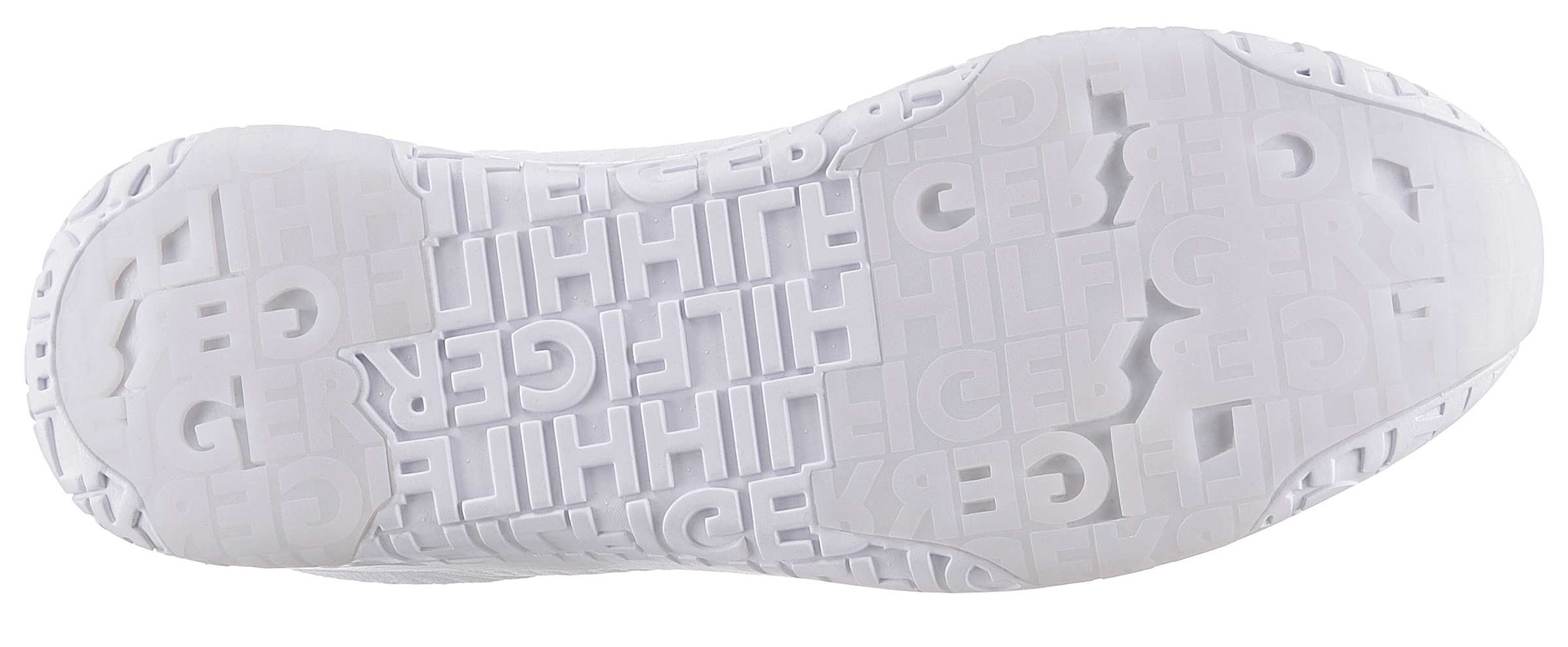 Tommy Hilfiger Sneaker »CORPORATE KNIT RIB RUNNER«, mit seitlicher Logoflagge, Freizeitschuh, Halbschuh, Schnürschuh