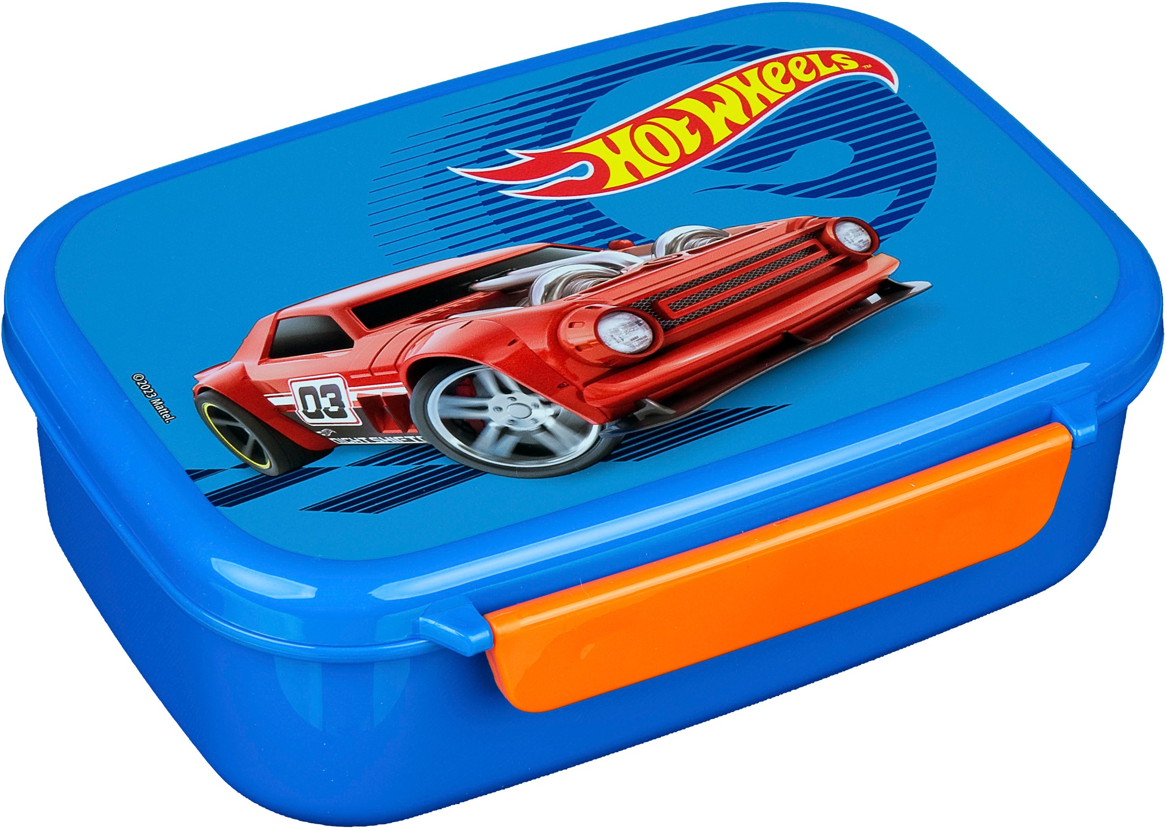 Scooli Lunchbox »Hot Wheels«, (Set, 2 tlg.), Brotzeitdose & Trinkflasche