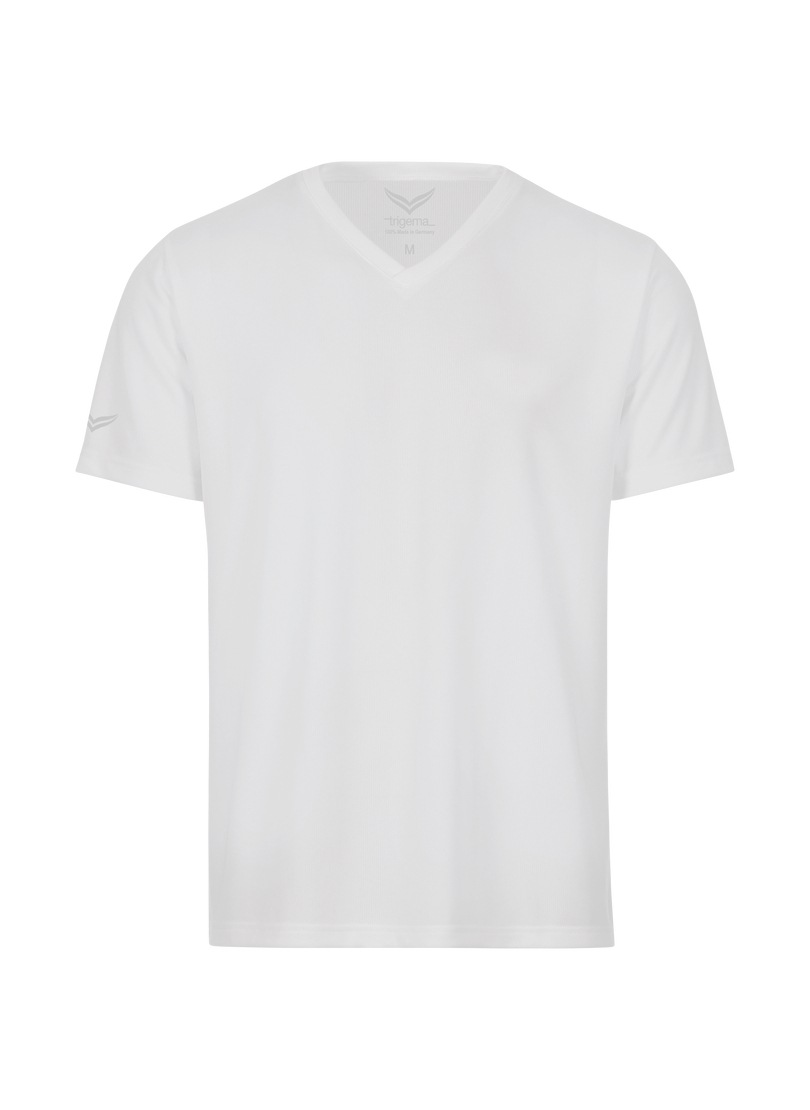 Trigema T-Shirt »TRIGEMA V-Shirt COOLMAX®«, (1 tlg.)
