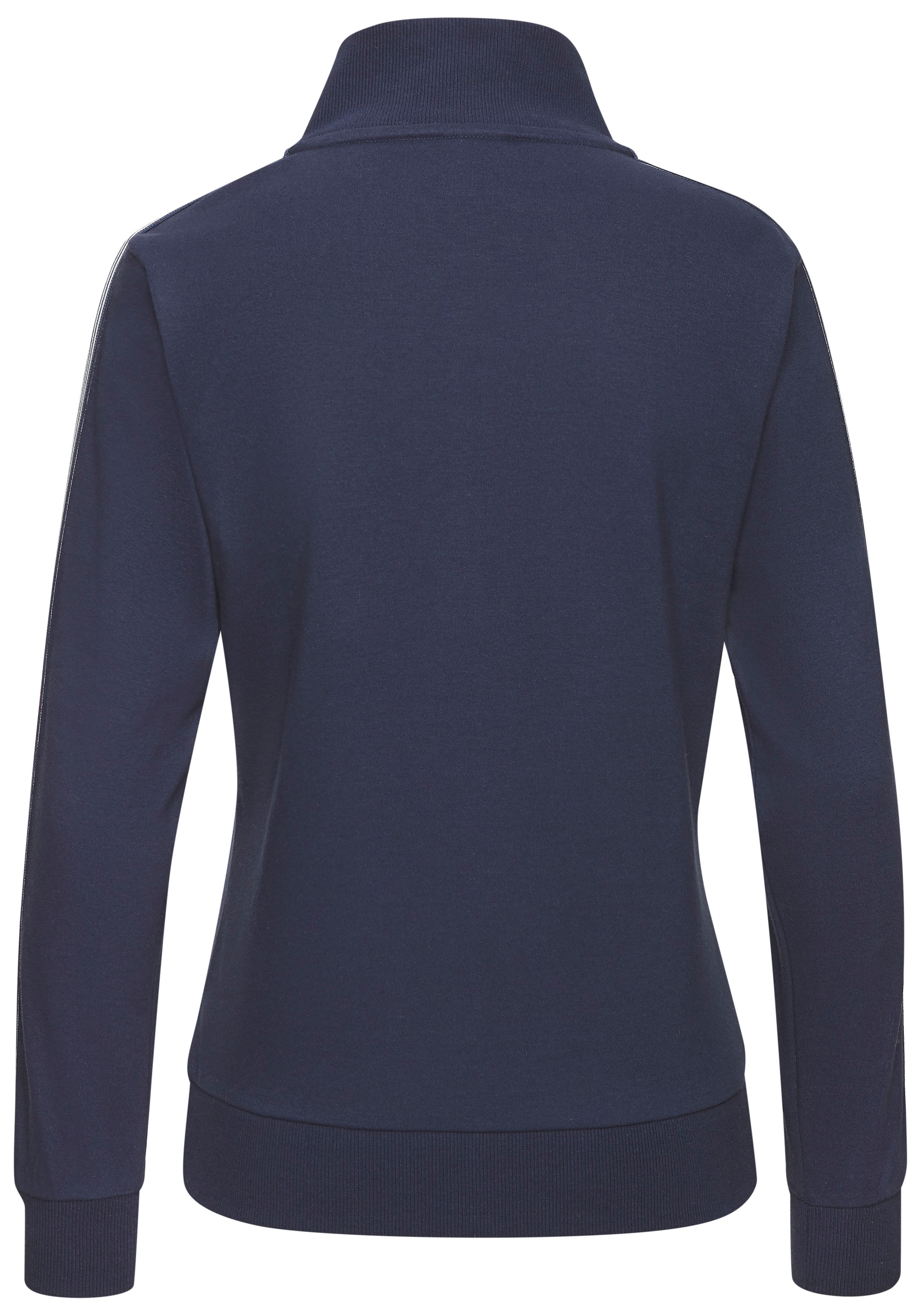 H.I.S Sweatjacke, mit gestreiftem Tape an den Ärmeln, Loungewear