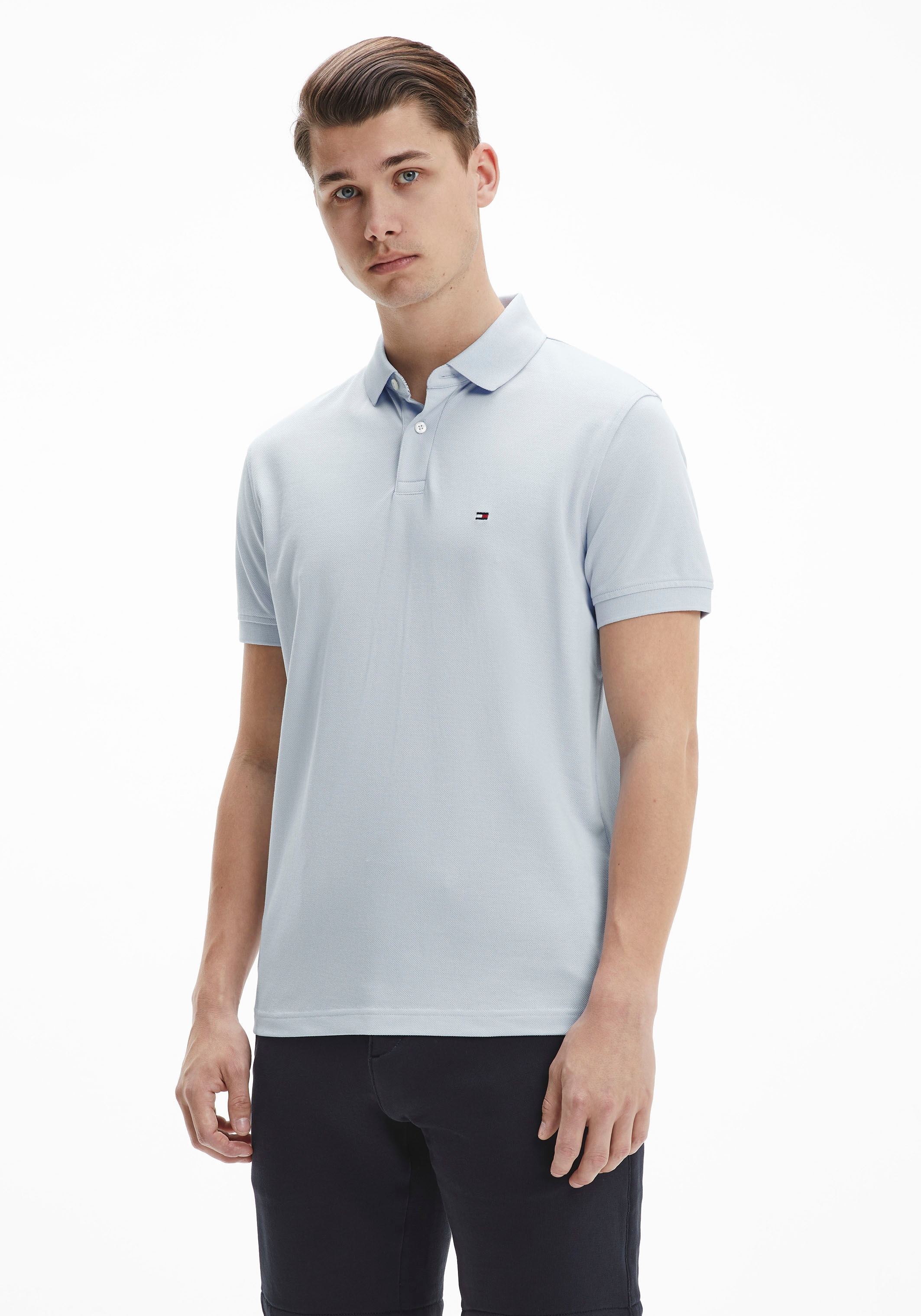 Tommy Hilfiger Poloshirt »1985 REGULAR POLO«, mit Tommy Hilfiger Kontraststreifen innen am Kragen