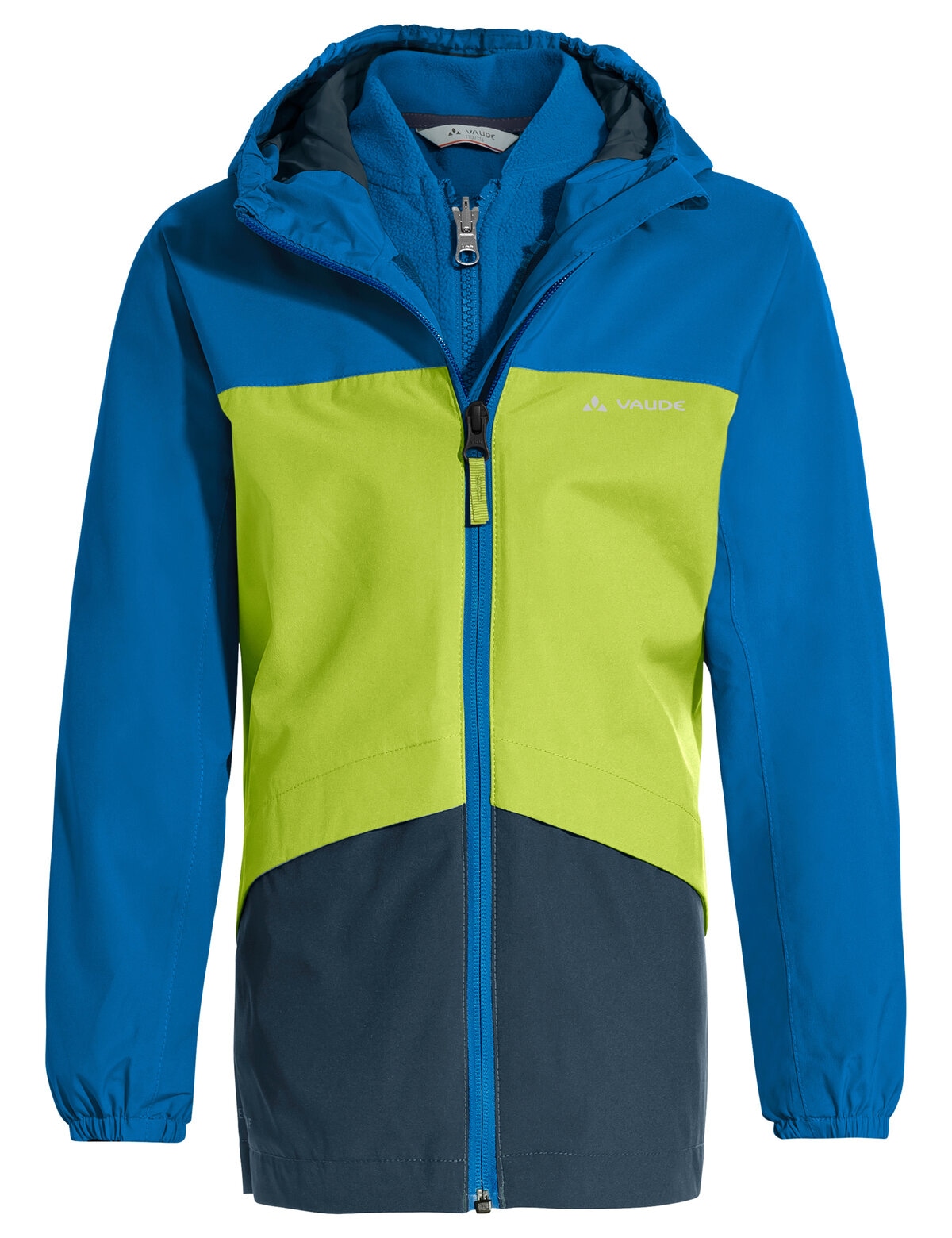 VAUDE 3-in-1-Funktionsjacke, mit Kapuze, für Kinder