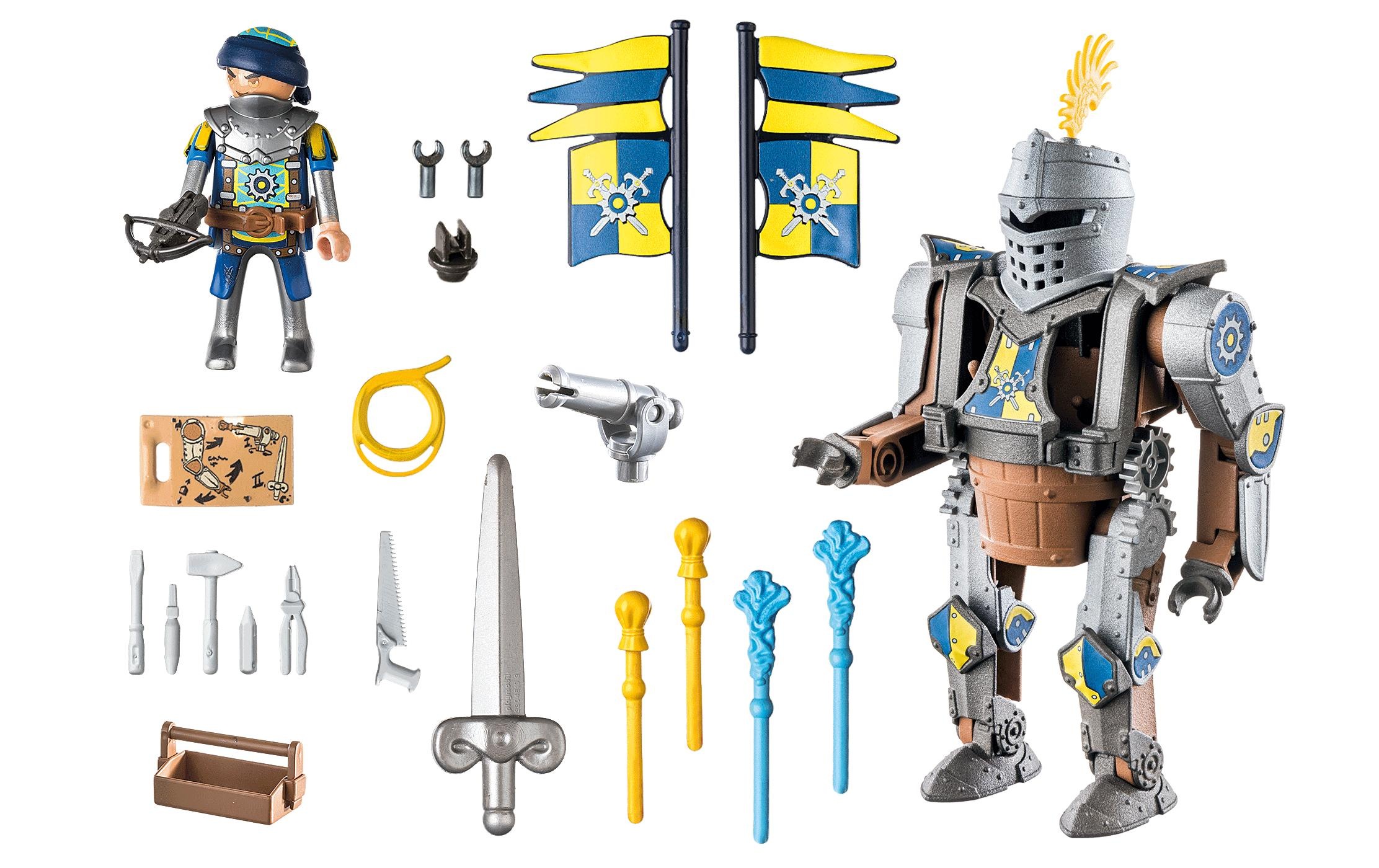 Playmobil® Spielbausteine »Novelmore Kampfroboter 71300«, (58 St.)