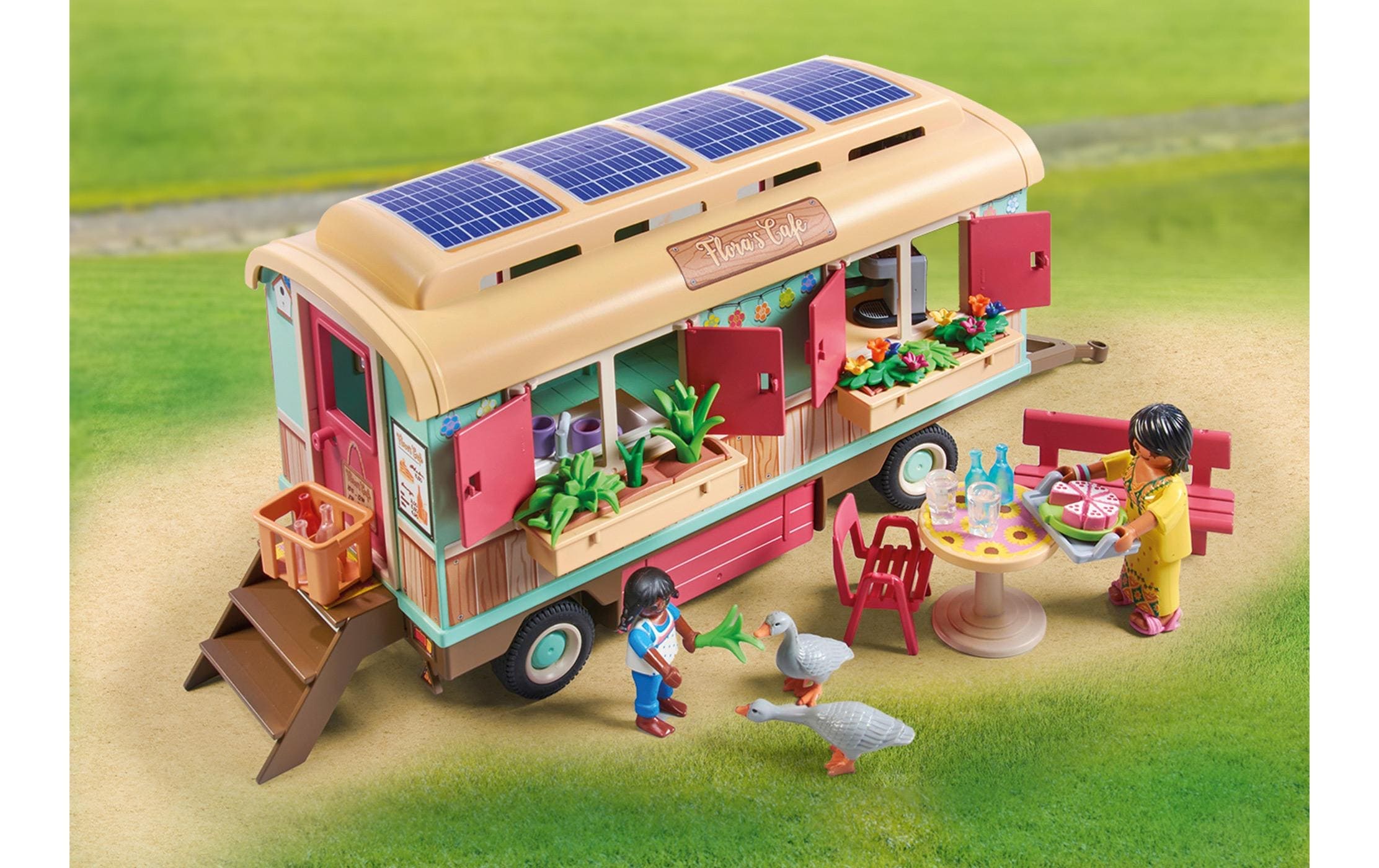 Playmobil® Spielbausteine »Country Gemütliches Bauwagencafé 71441«, (145 St.)