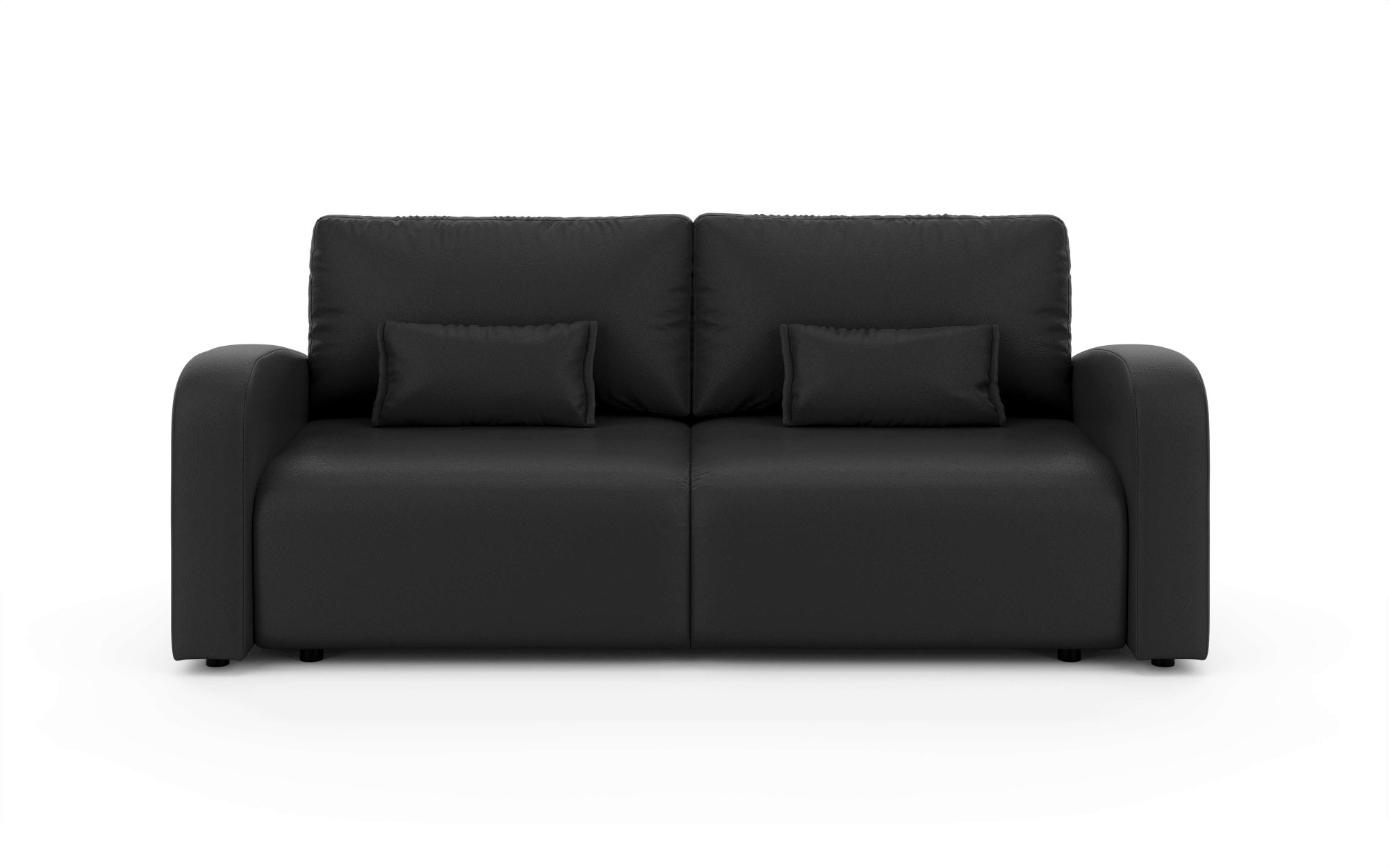 INOSIGN 3-Sitzer »JIGGS wahlweise Schlafsofa mit Bettkasten, Masse B/H/T: 228/96/110 cm«, Sofa mit Wellenunterfederung, enthält 2 Rückenkissen und 2 Zierkissen