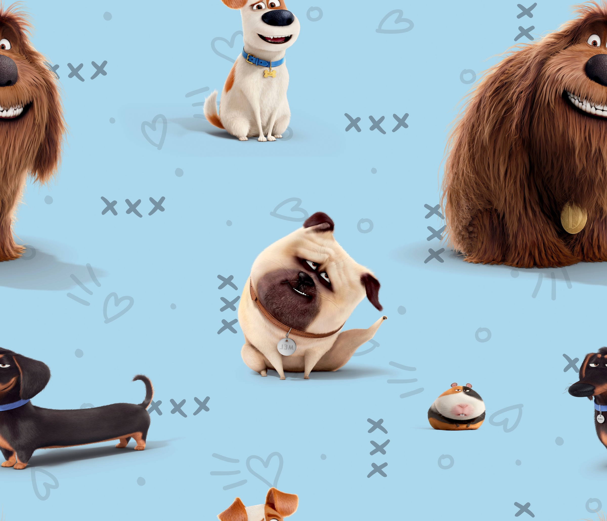 Wirth Platzset »Pets«, (2 St.), Universal Pictures