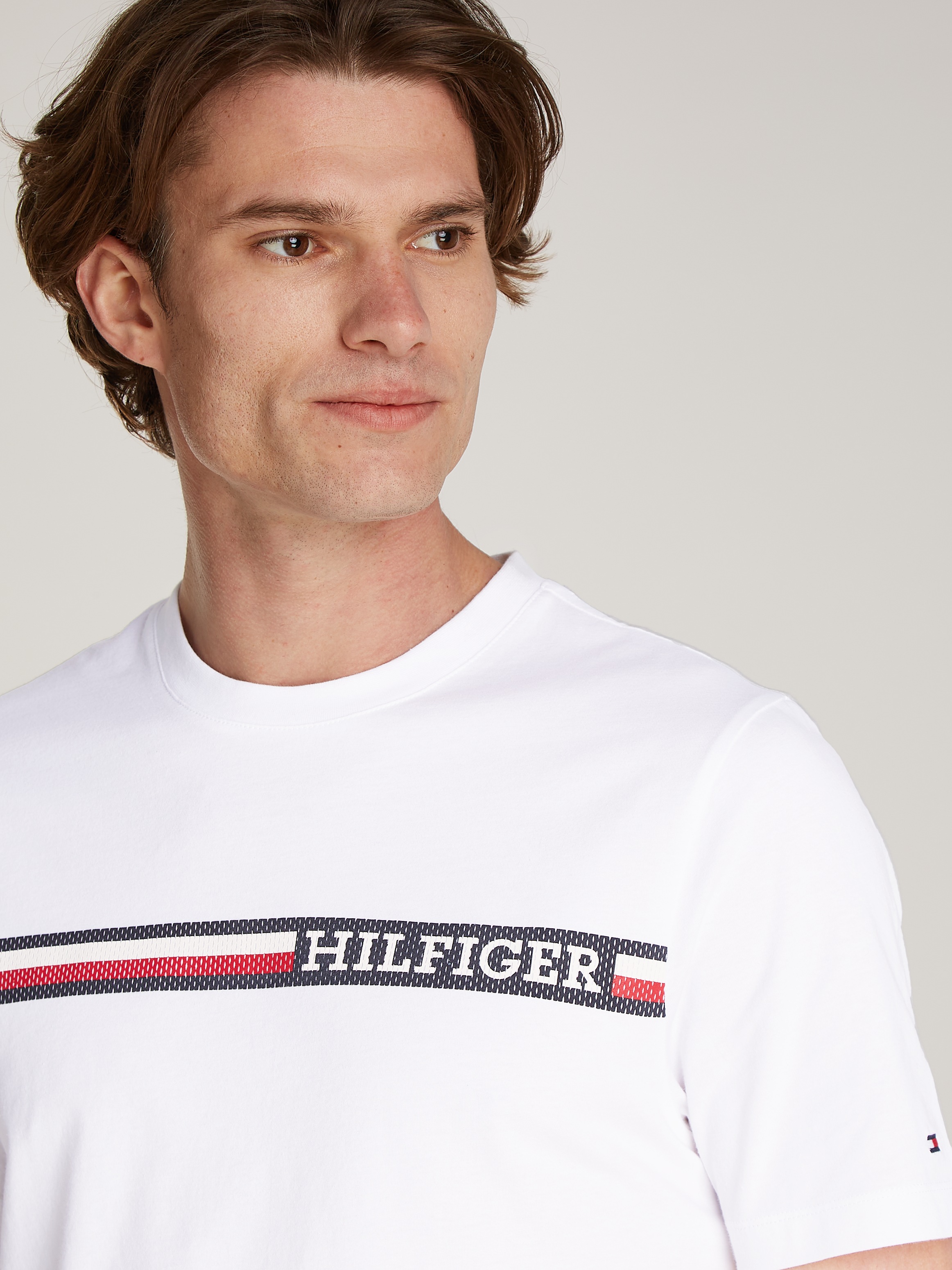 Tommy Hilfiger T-Shirt »CHEST STRIPE TEE«