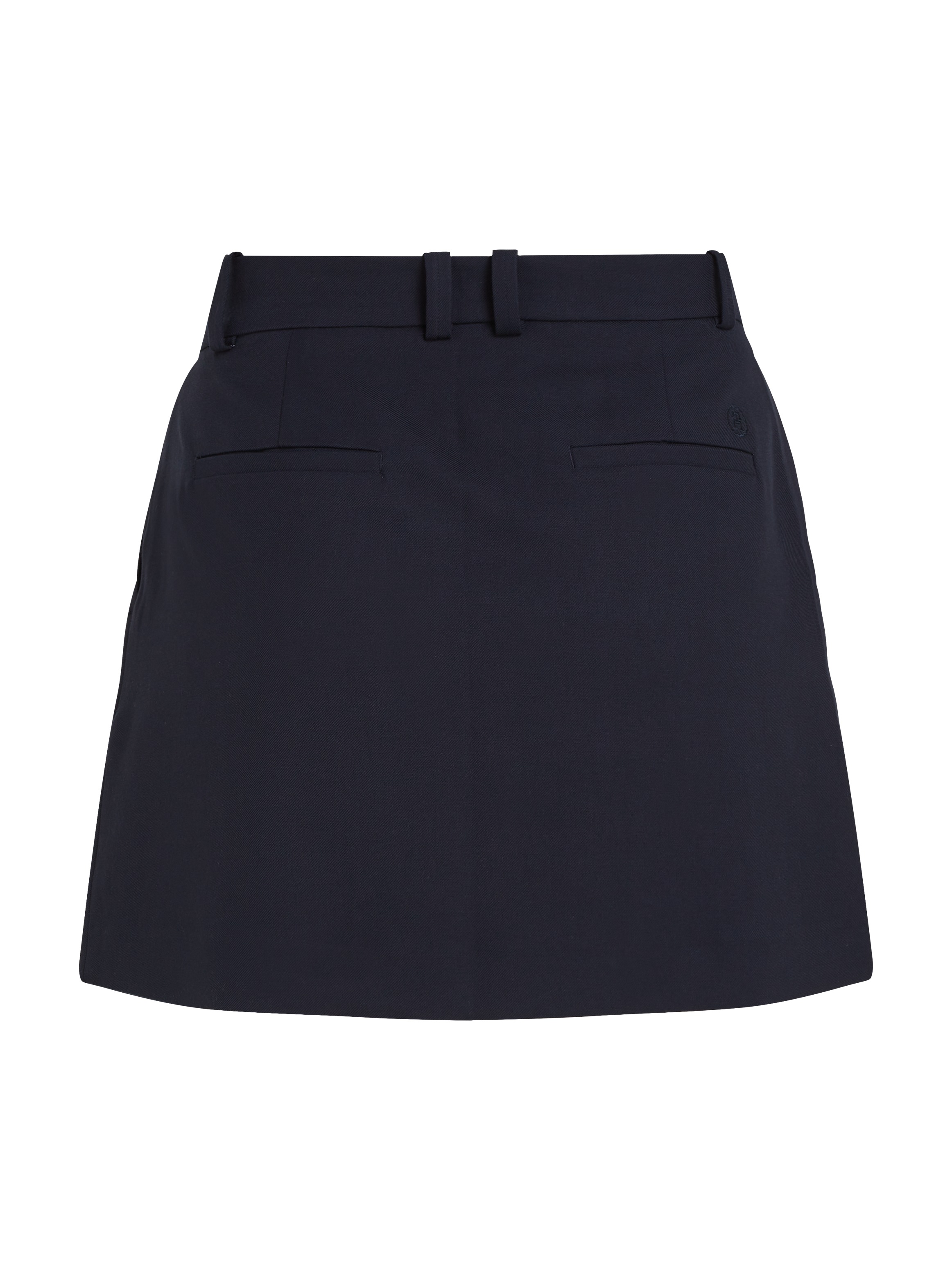 Tommy Hilfiger Minirock »CORE STRAIGHT SHORT SKIRT«, Webrock mit Tommy Hilfiger Logostickerei