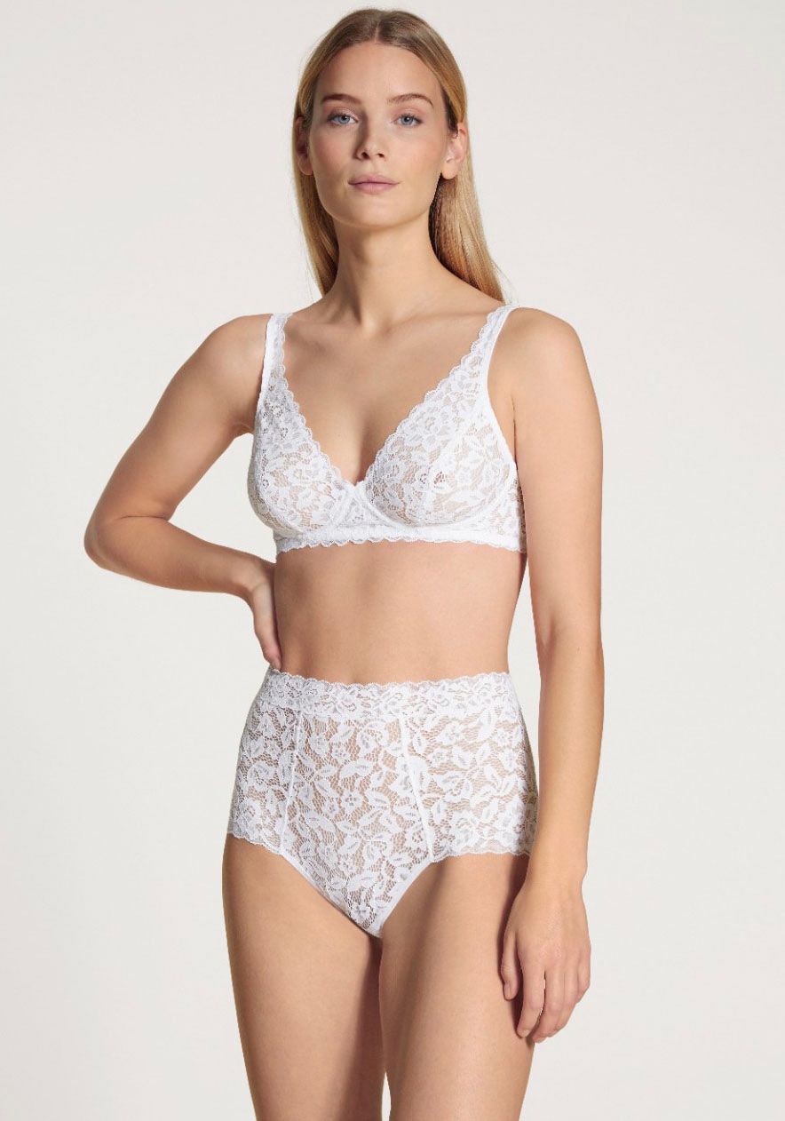 CALIDA Soft-BH »Natural Comfort Lace«, Cup A-C, mit innovativer Allover-Spitze, ohne Bügel