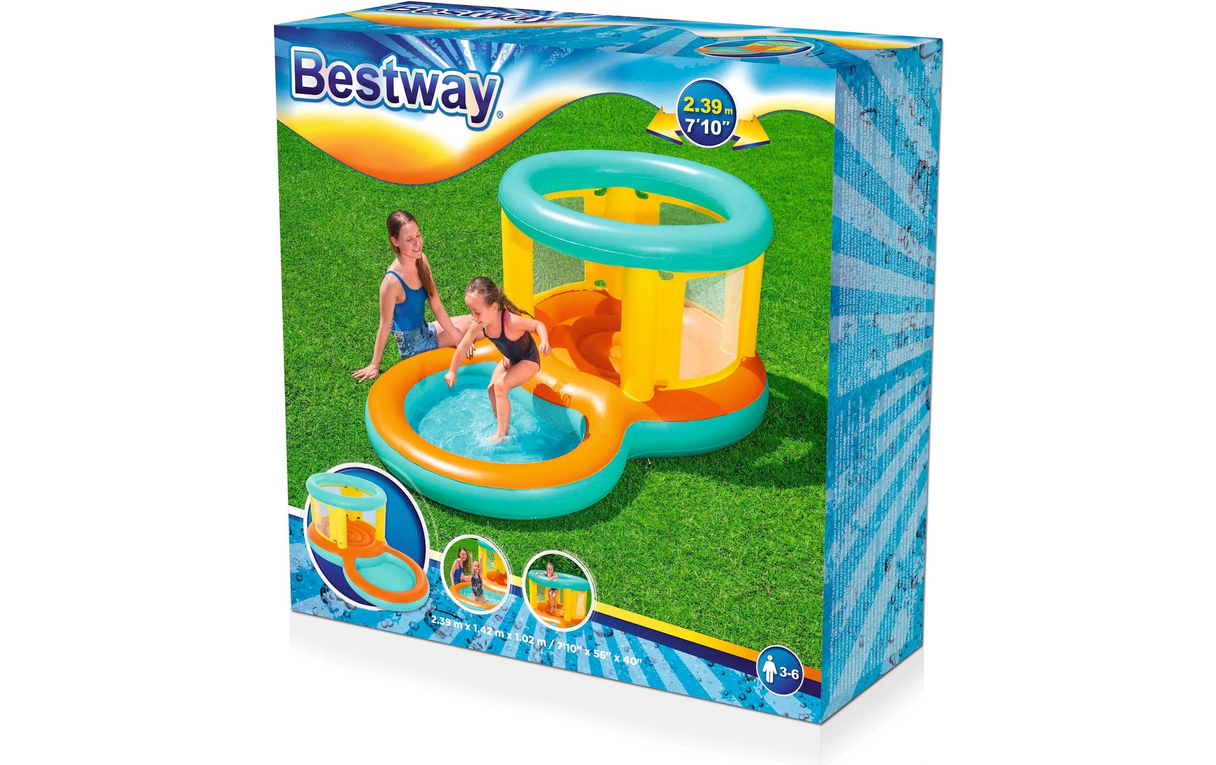 Bestway Planschbecken »Jumptopia Bouncer & Play 239 x 142 x 102 cm«