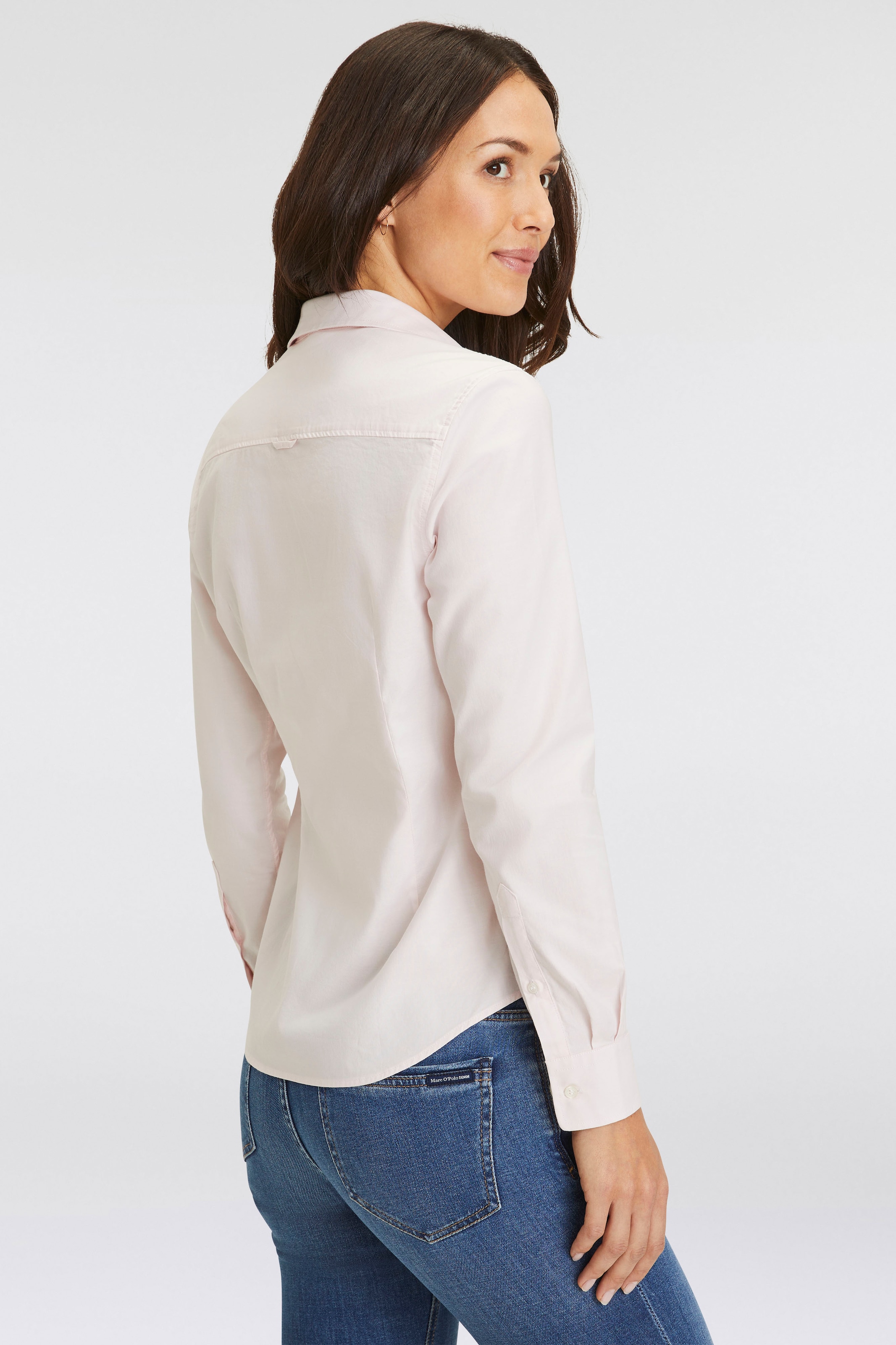 Gant Langarmbluse »New Slim Stretch Oxford Blouse«, für bequemen Sitz u. Bewegungsfreiheit, New Slim Stretch, bügelfrei