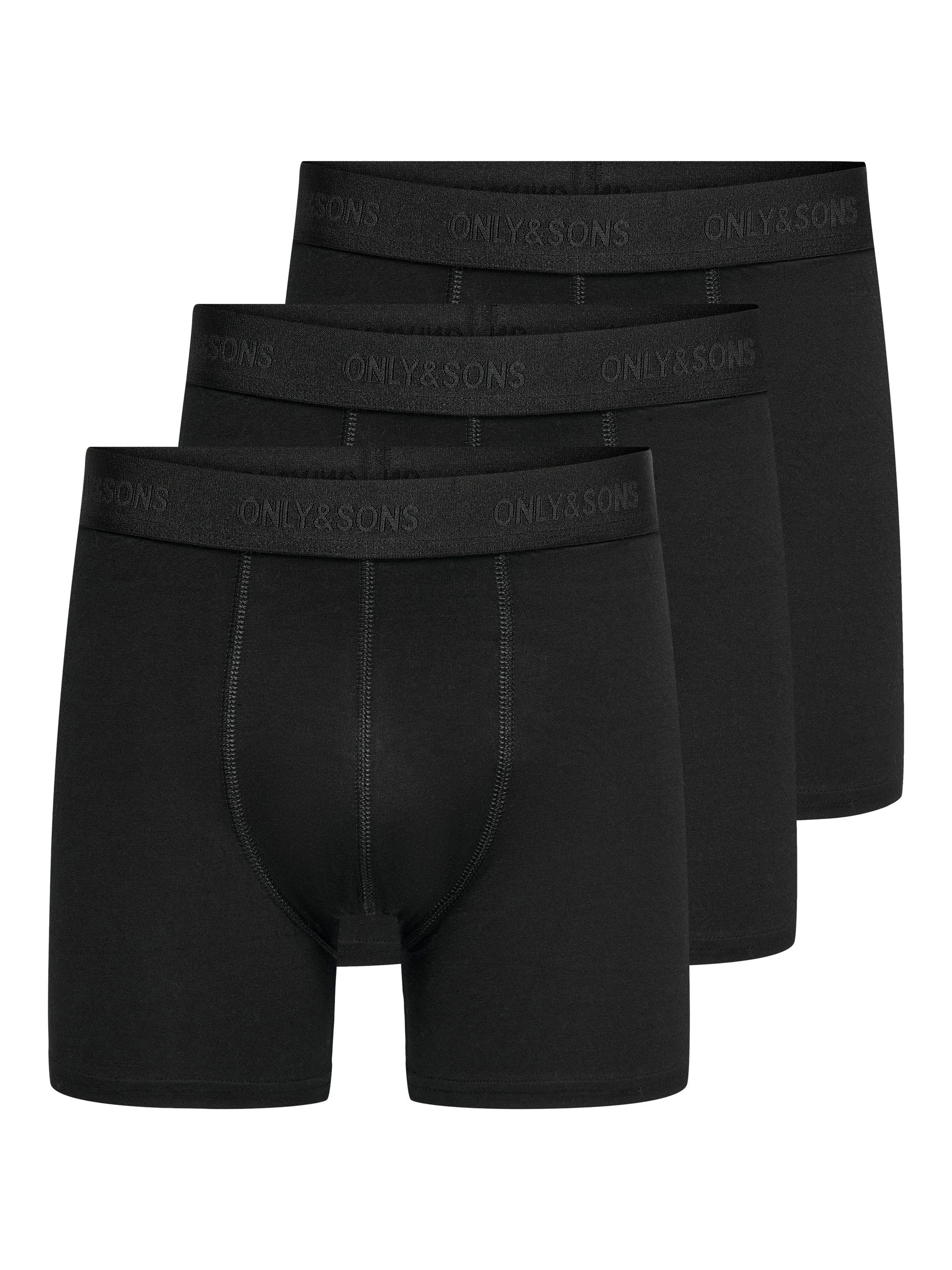 ONLY & SONS Trunk »ONSFITZ SOLID BLACK TRUNK 3PACK NOOS« Packung, 3 Stk.