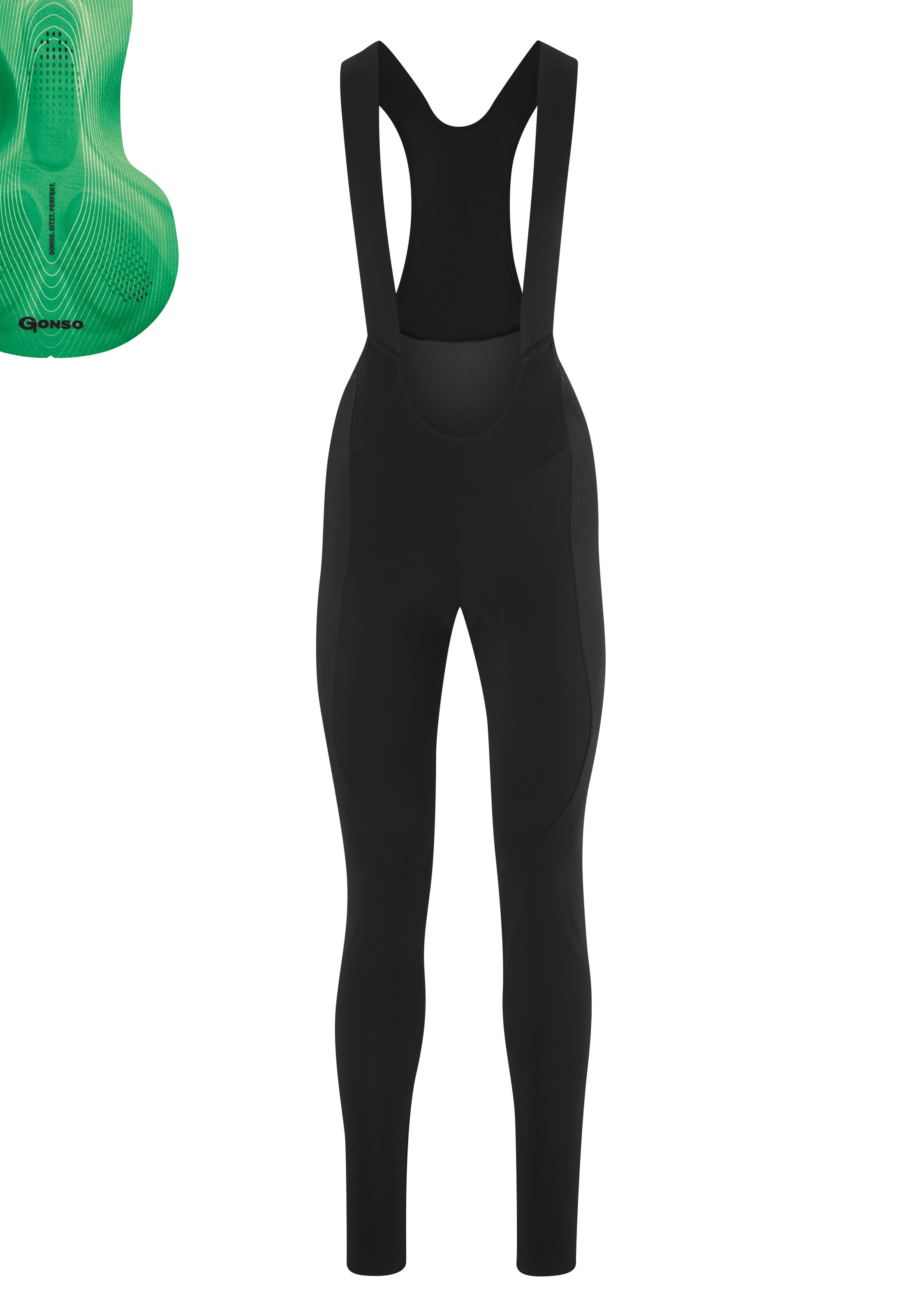 Gonso Fahrradhose »SITIVO TI BIB W« Damen Radhose, innovatives Sitzpolster, Träger-Radlerhose, Tight Fit