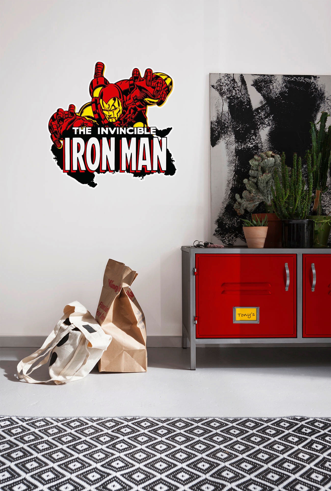 Komar Wandtattoo »Iron Man Comic Classic - Grösse 50 x 70 cm«, (1 St.), selbstklebend, Wandsticker, Kinderzimmer