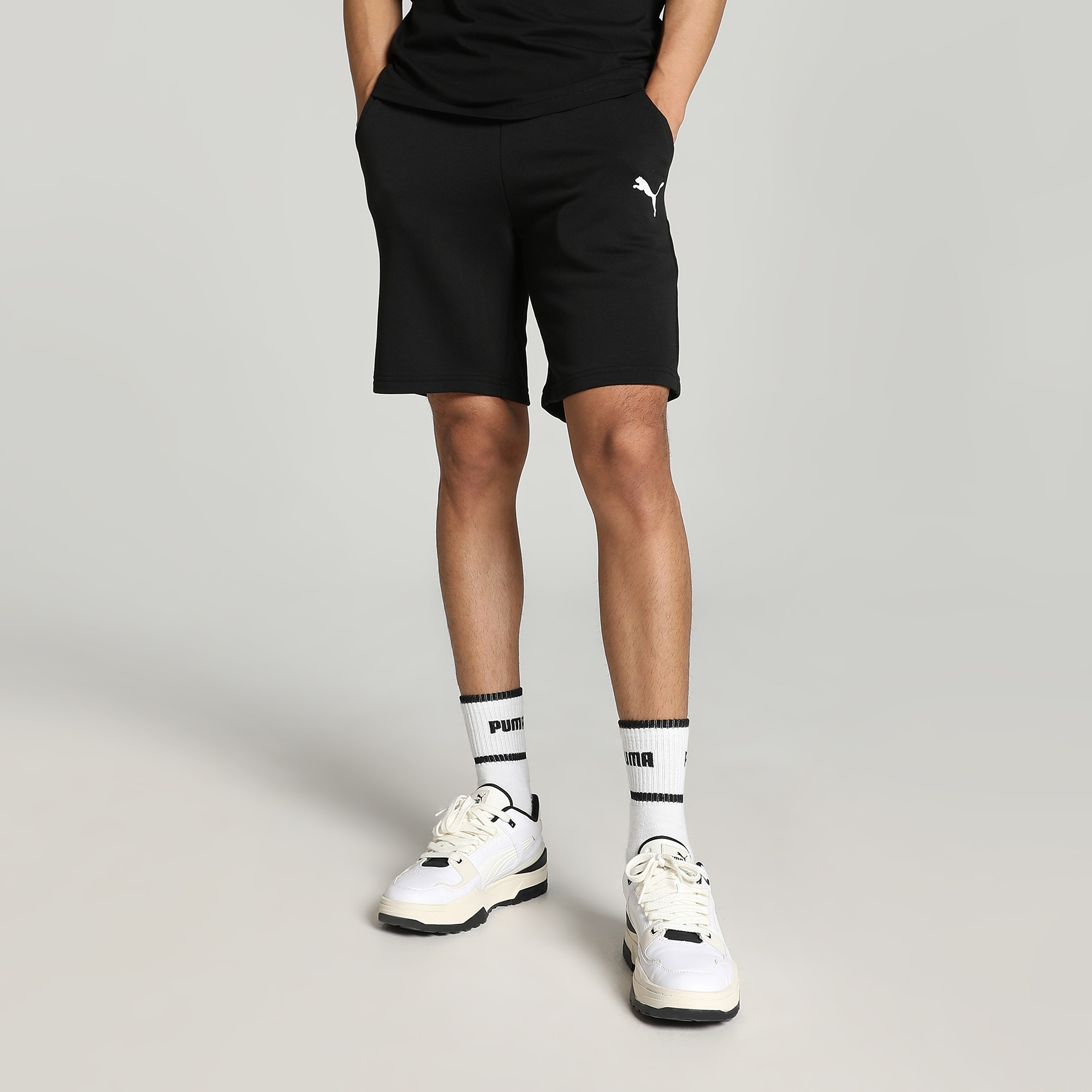 PUMA Trainingsshorts »TEAMGOAL 23 CASUALS SHORTS« für Fussball, mit Reissverschlusstasche, elastischer Bund, Slim fit