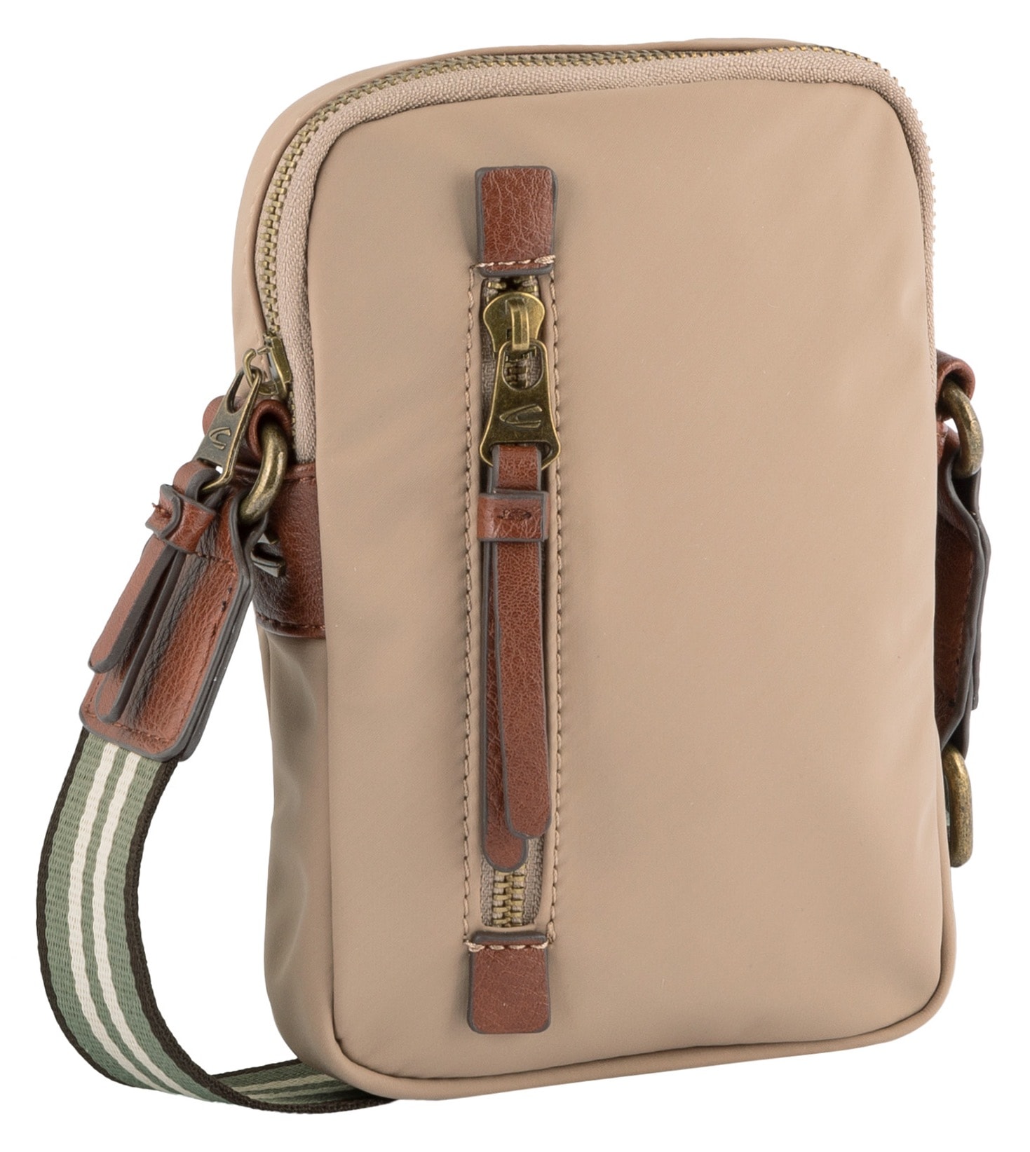 camel active Handytasche »Bari«, aus hochwertigem matten Nylon mit gestreiftem Gewebeband