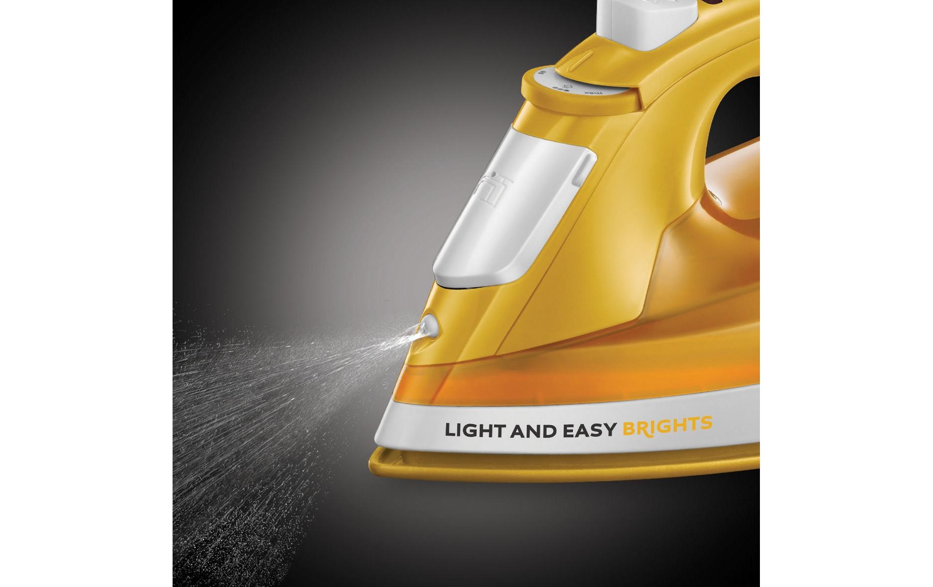 RUSSELL HOBBS Reise-Dampfbügeleisen »Light & Easy Gelb«, 2400 W