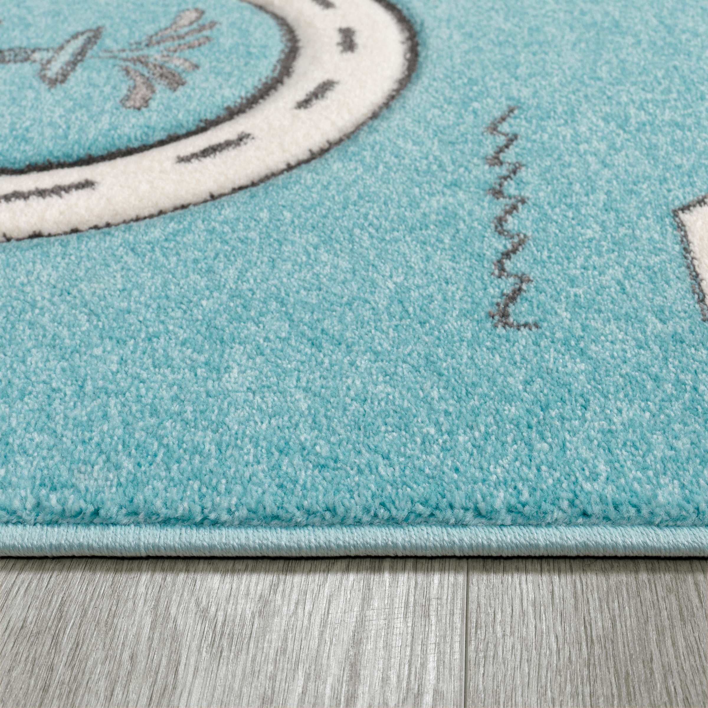 Paco Home Kinderteppich »Diamond 710«, rechteckig, 17 mm Höhe, Kurzflor, Strassen-Spiel-Teppich, Kinderzimmer