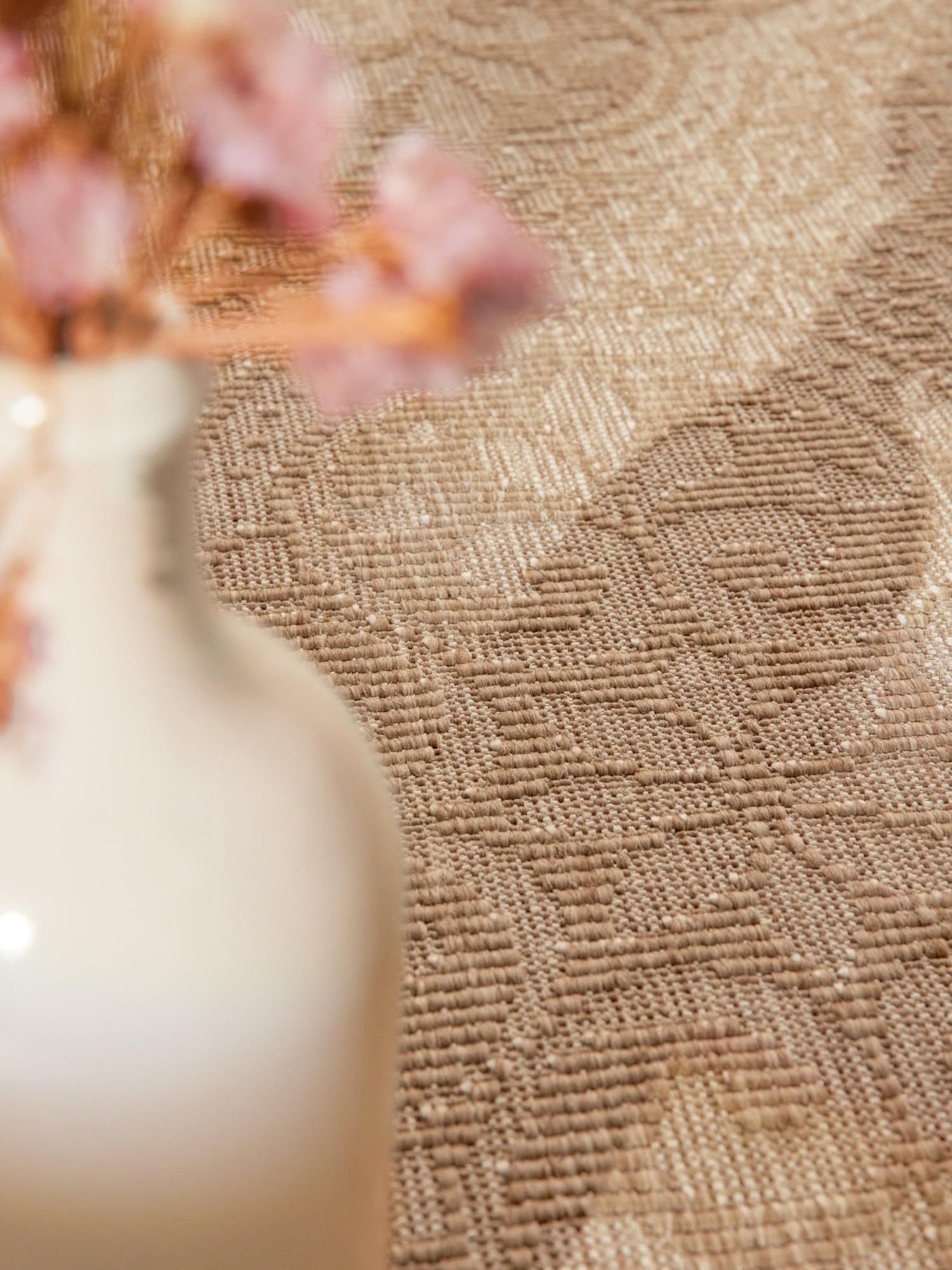 HANSE Home Outdoorteppich »Rosel Wendetppich«, rund, 5 mm Höhe, In und Outdoor, Flachgewebe, wetterfest, pflegeleicht, robust