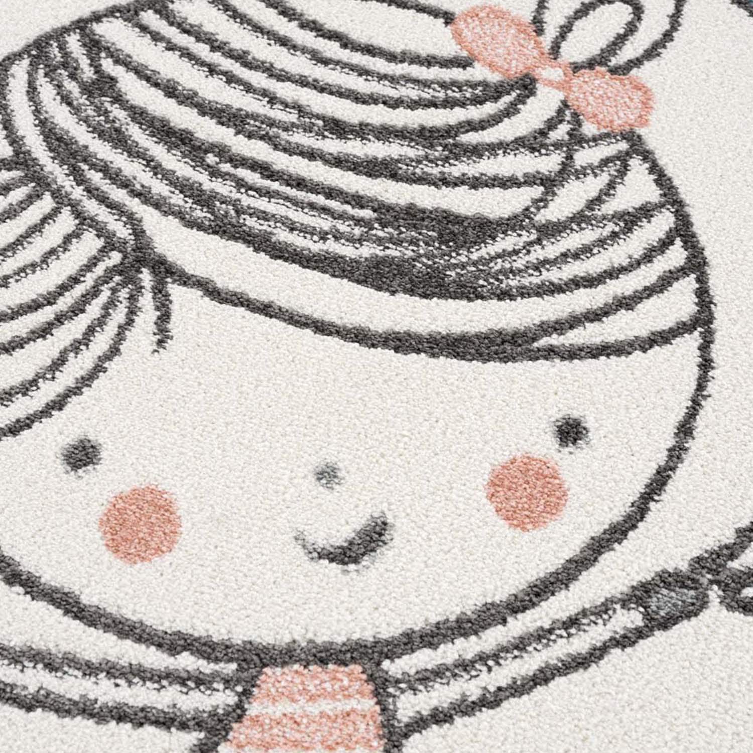 ✵ Carpet City Kinderteppich »Anime9393«, rund, Spielteppich, Mädchen,  Herzen, Ballon, Weicher Flor, Pflegeleicht günstig kaufen | Jelmoli-Versand