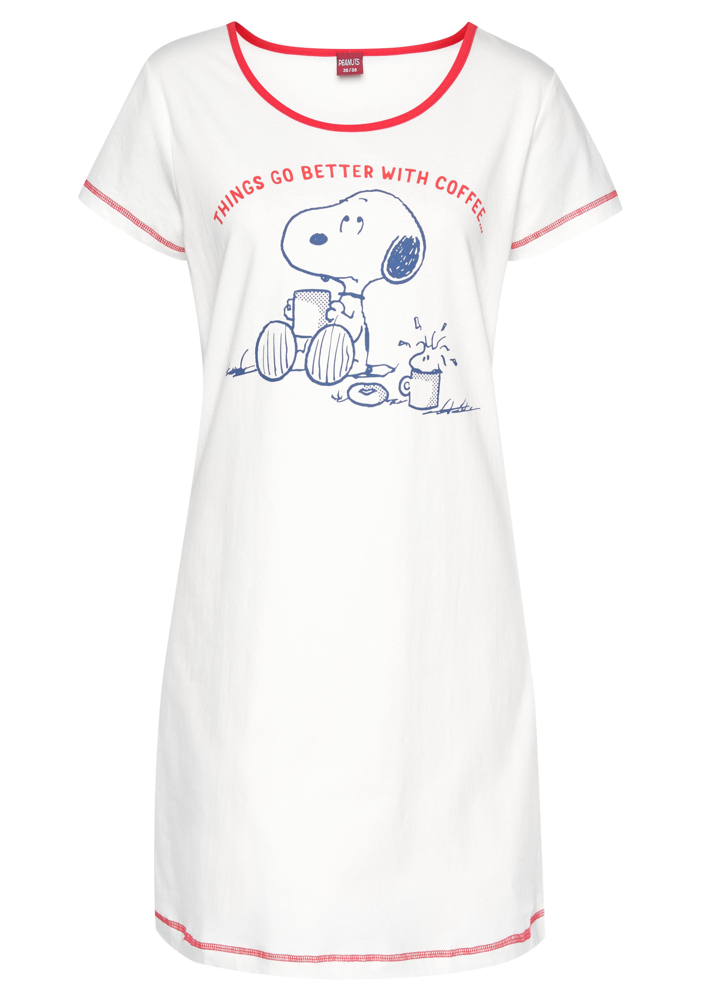 Peanuts Nachthemd, mit Snoopy kaufen online Druckmotiv Schweiz Jelmoli-Versand bei