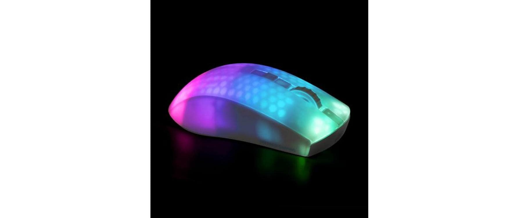 DELTACO Gaming-Maus »GAM-145-W Weiss/Trasparent«, Bluetooth