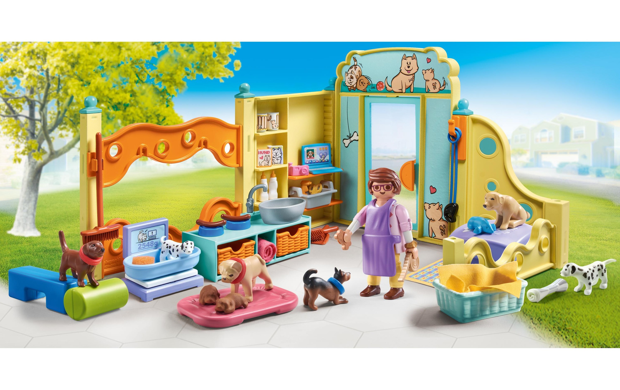 Playmobil® Spielbausteine »My Life Welpenhaus 71743«, (94 St.)