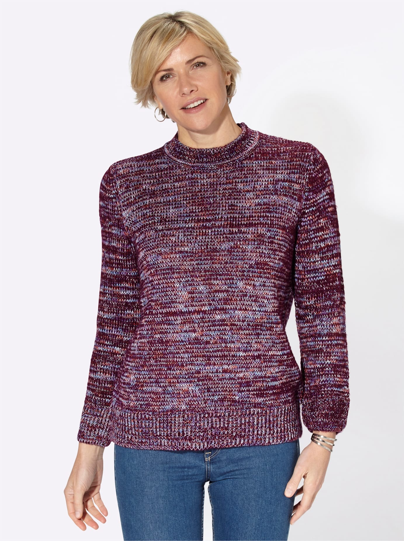 Casual Looks Stehkragenpullover »Pullover«