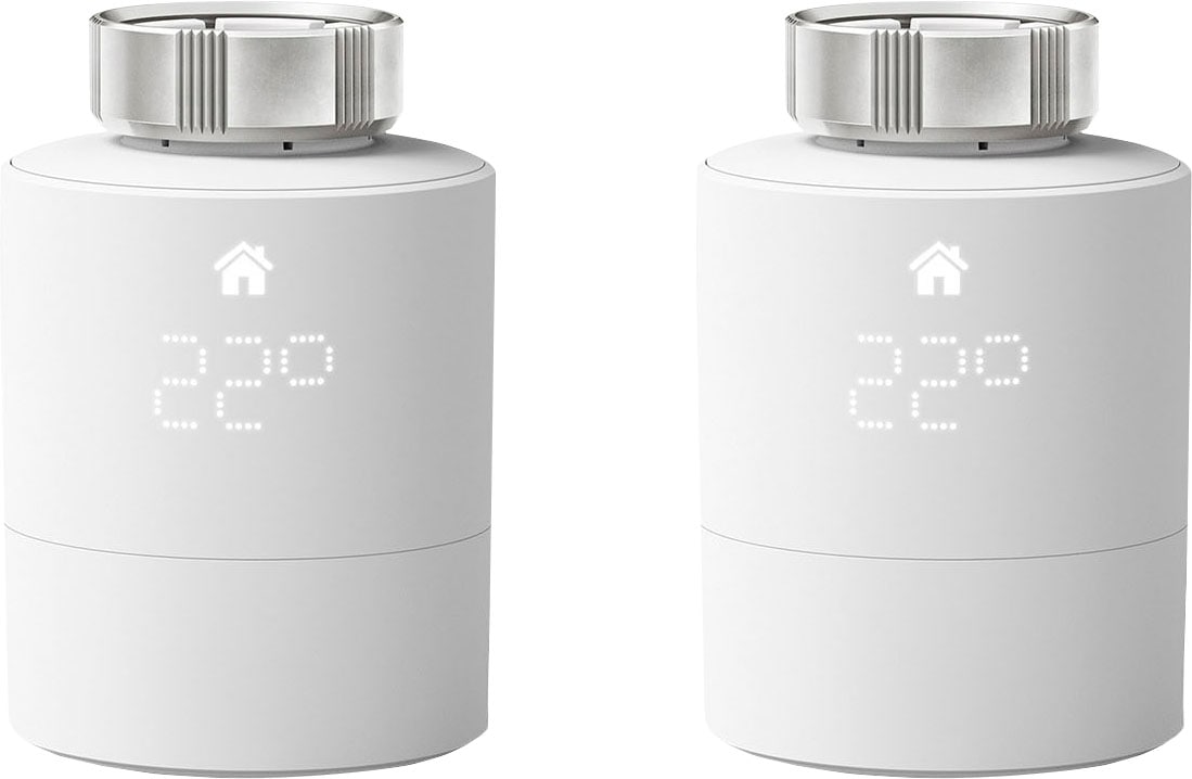 Tado Heizkörperthermostat »Smartes Heizkörper-Thermostat - Duo Pack, zur Einzelraumsteuerung«