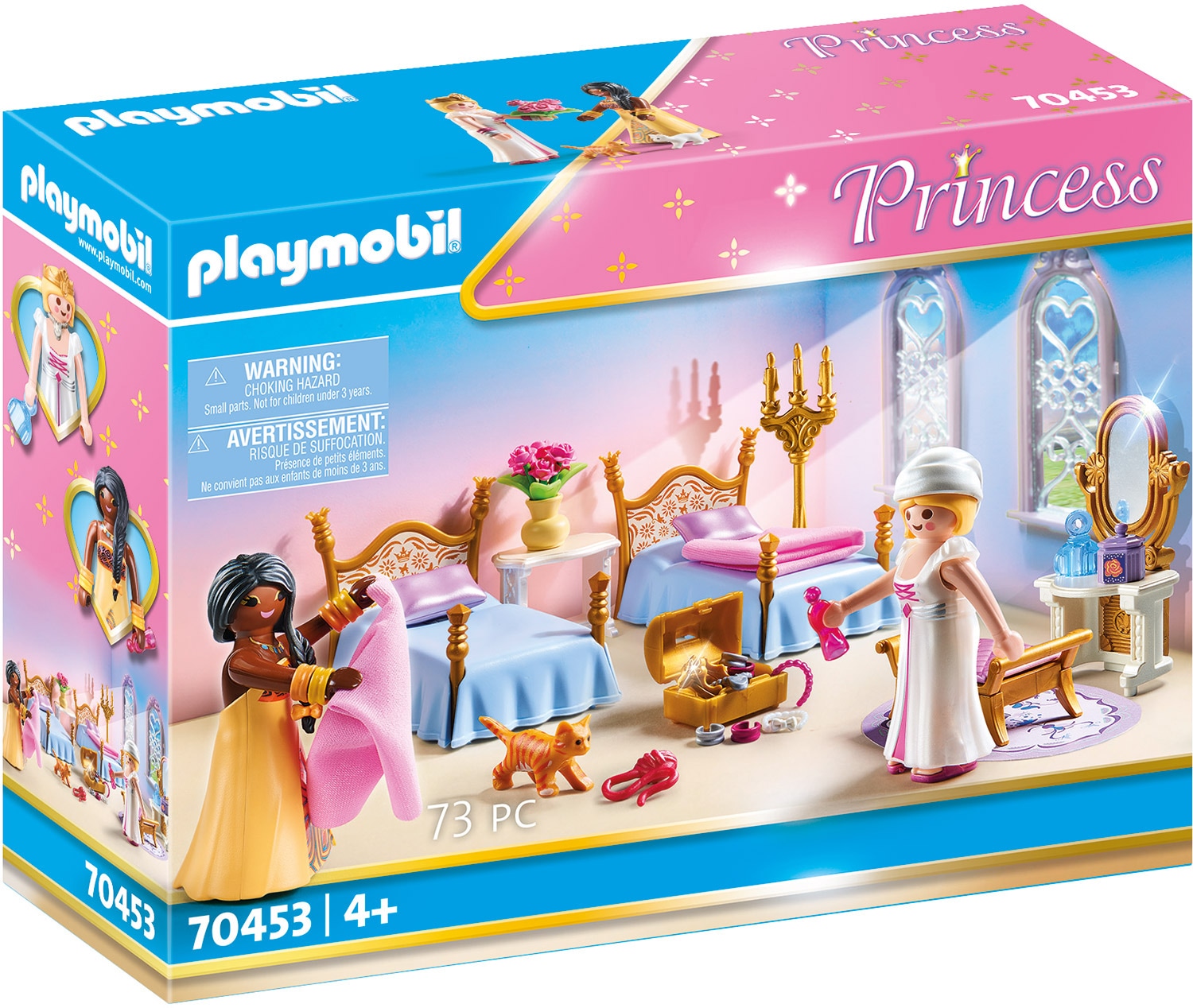 Playmobil® Konstruktions-Spielset »Schlafsaal (70453), Princess«, (73 St.), Made in Germany