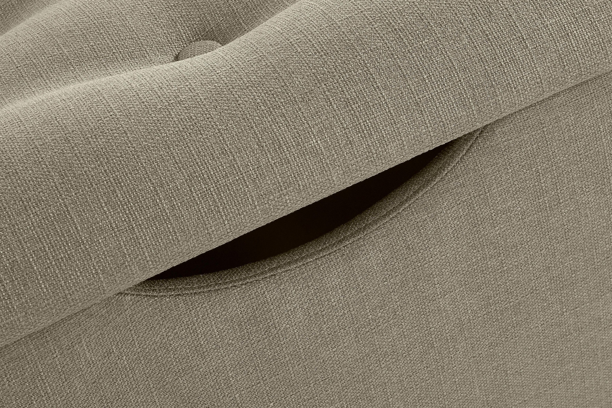 Places of Style Hockerbank »Knobbed«, Hockerbank mit Stauraum, Breite 120 cm und 160 cm