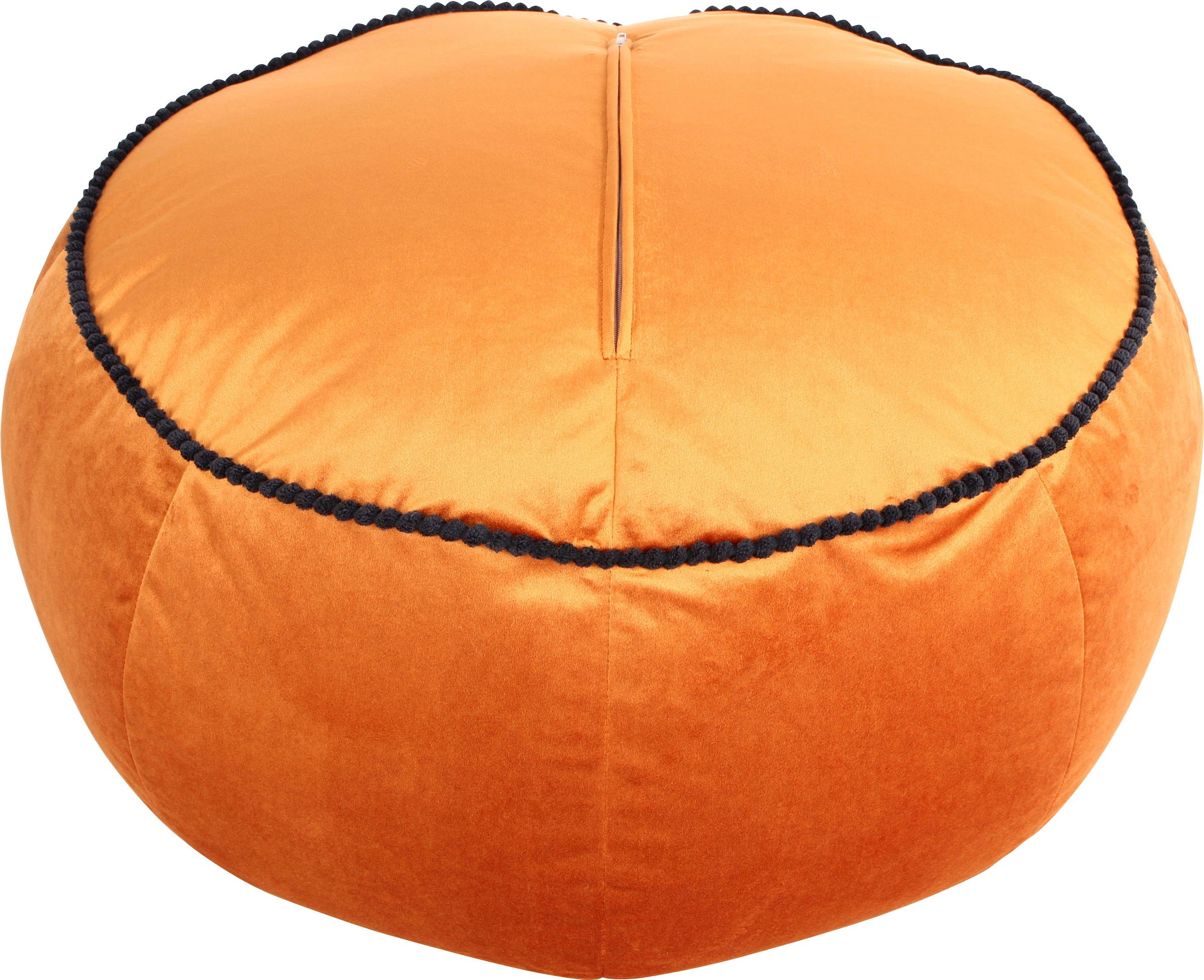 Kayoom Sitzhocker »Pouf Taj Mahal 325«, (1 St.), samtweich, farbig, modern, orientalisches Design