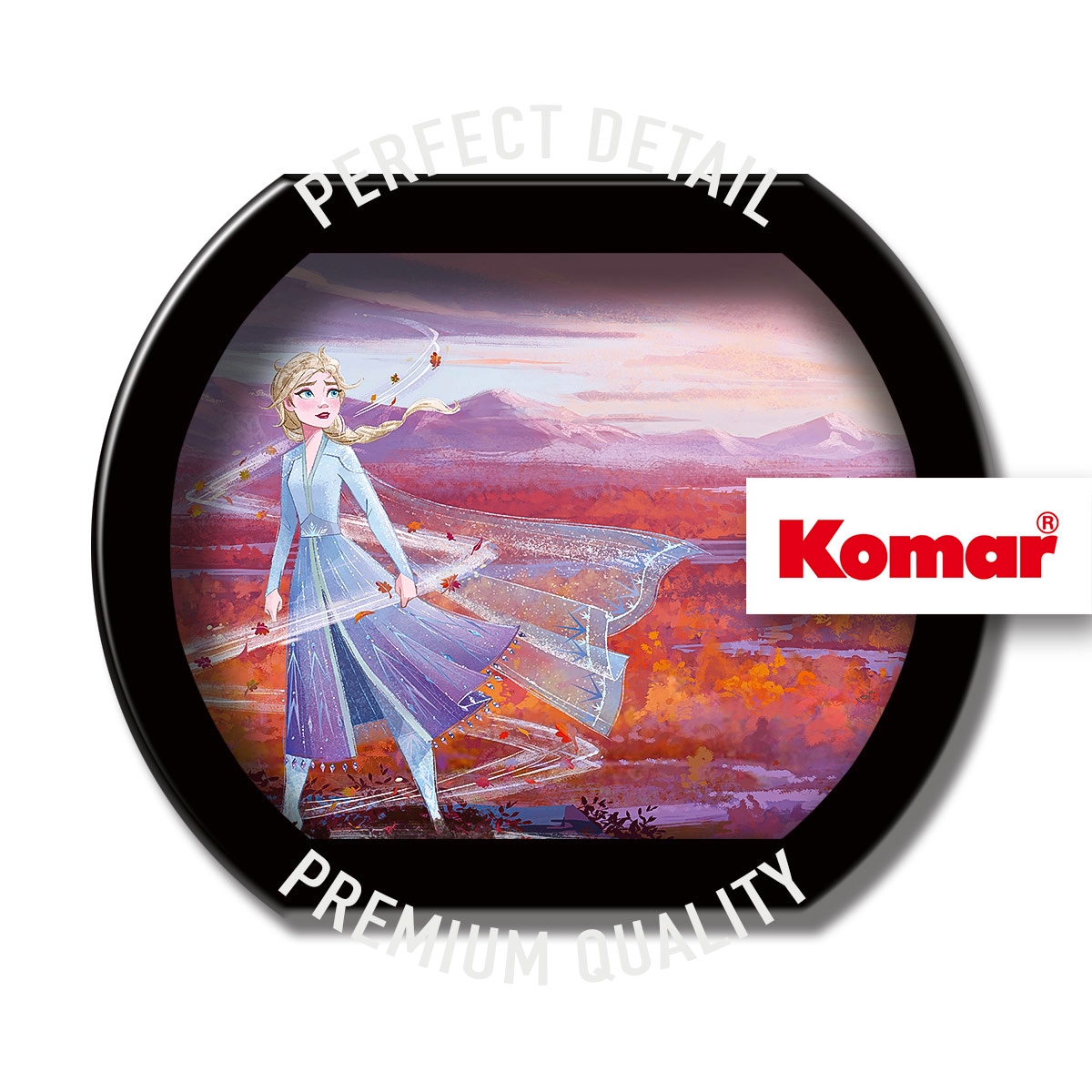 Komar Fototapete »Frozen Panorama«, 368x127 cm (Breite x Höhe)