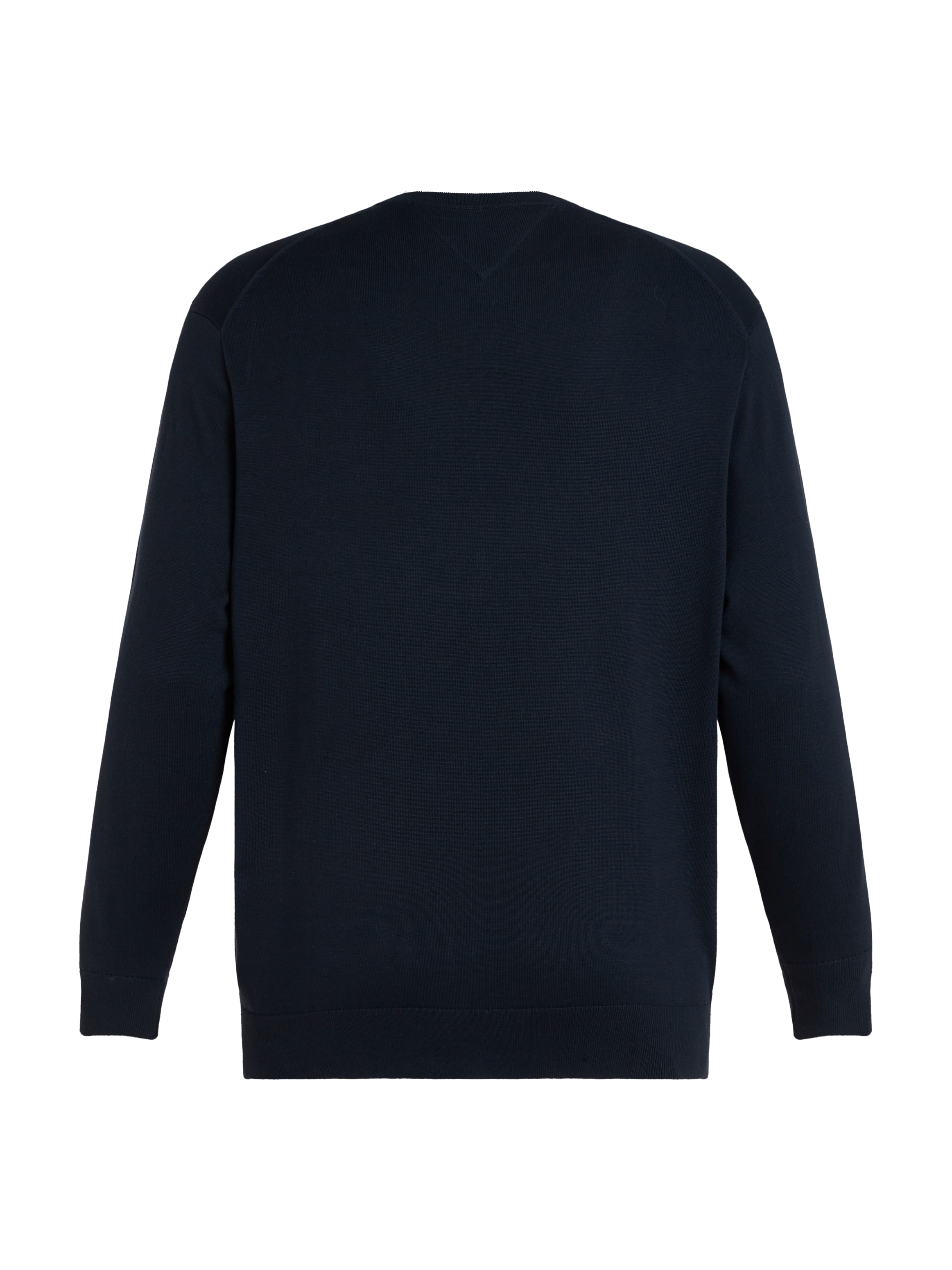 Tommy Hilfiger Big & Tall Rundhalspullover »BT-ESSENTIAL COTTON CREW NECK-B«, in Grossen Grössen, Logostickerei