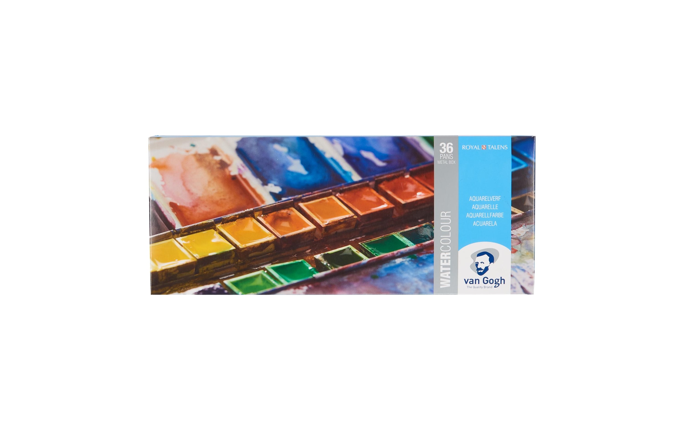 Aquarellfarbe »Van Gogh Malkasten 36er-Set, Mehrfarbig«
